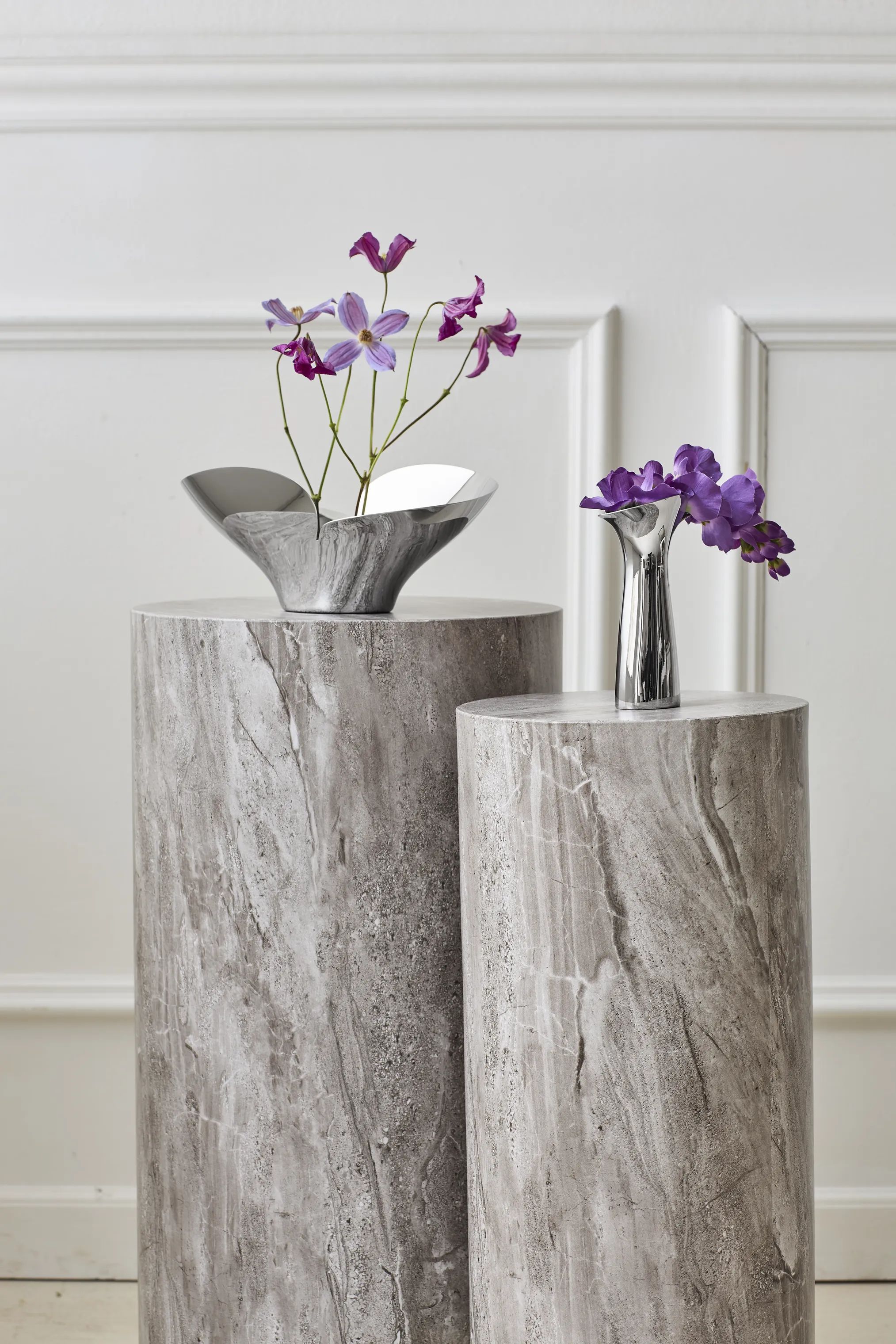 Georg Jensen Vaser Bloom Botanica Vase i Stål, 15 cm, 5