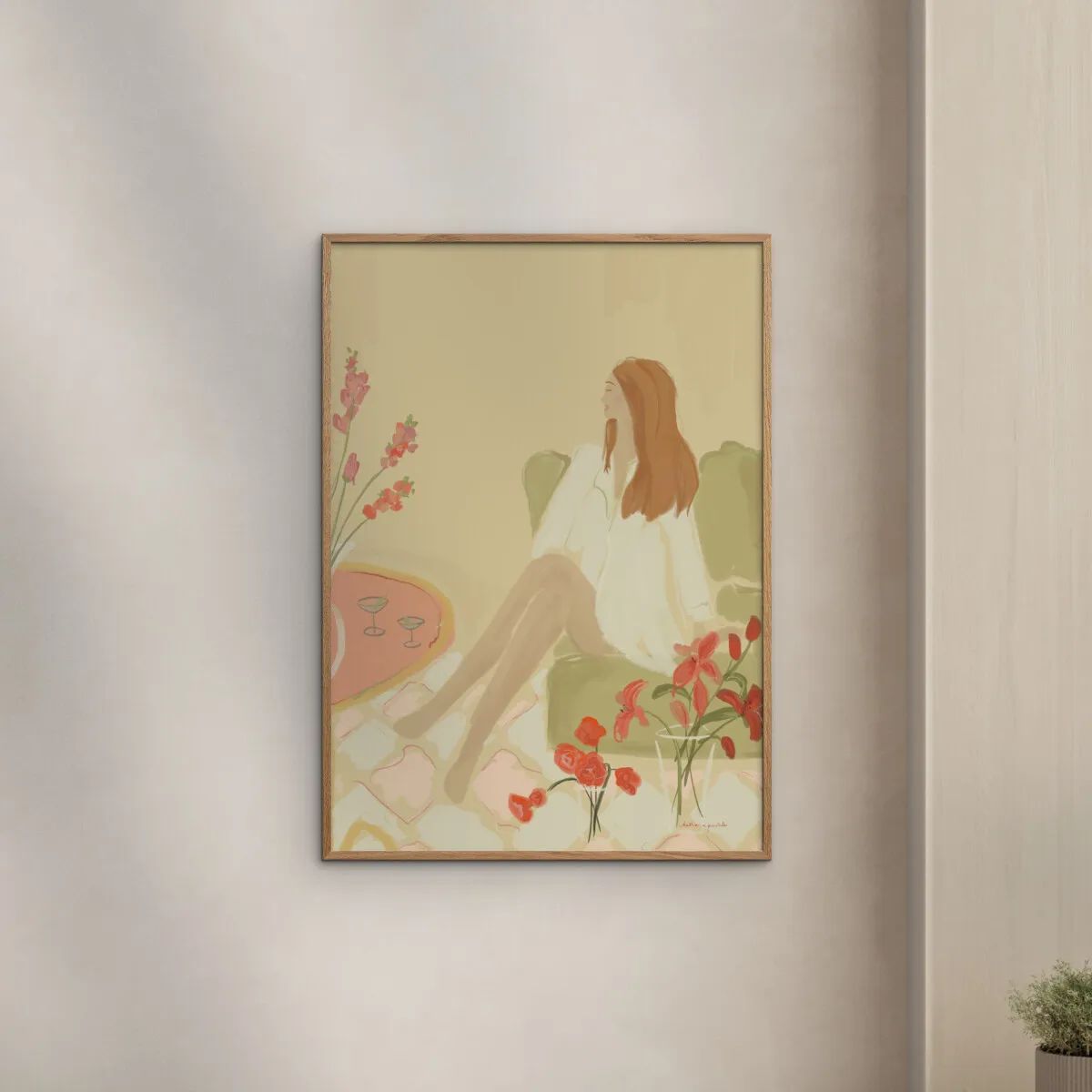 Poster&Frame Plakater Plakat - Sunday i B21 x L29,7 cm, 2