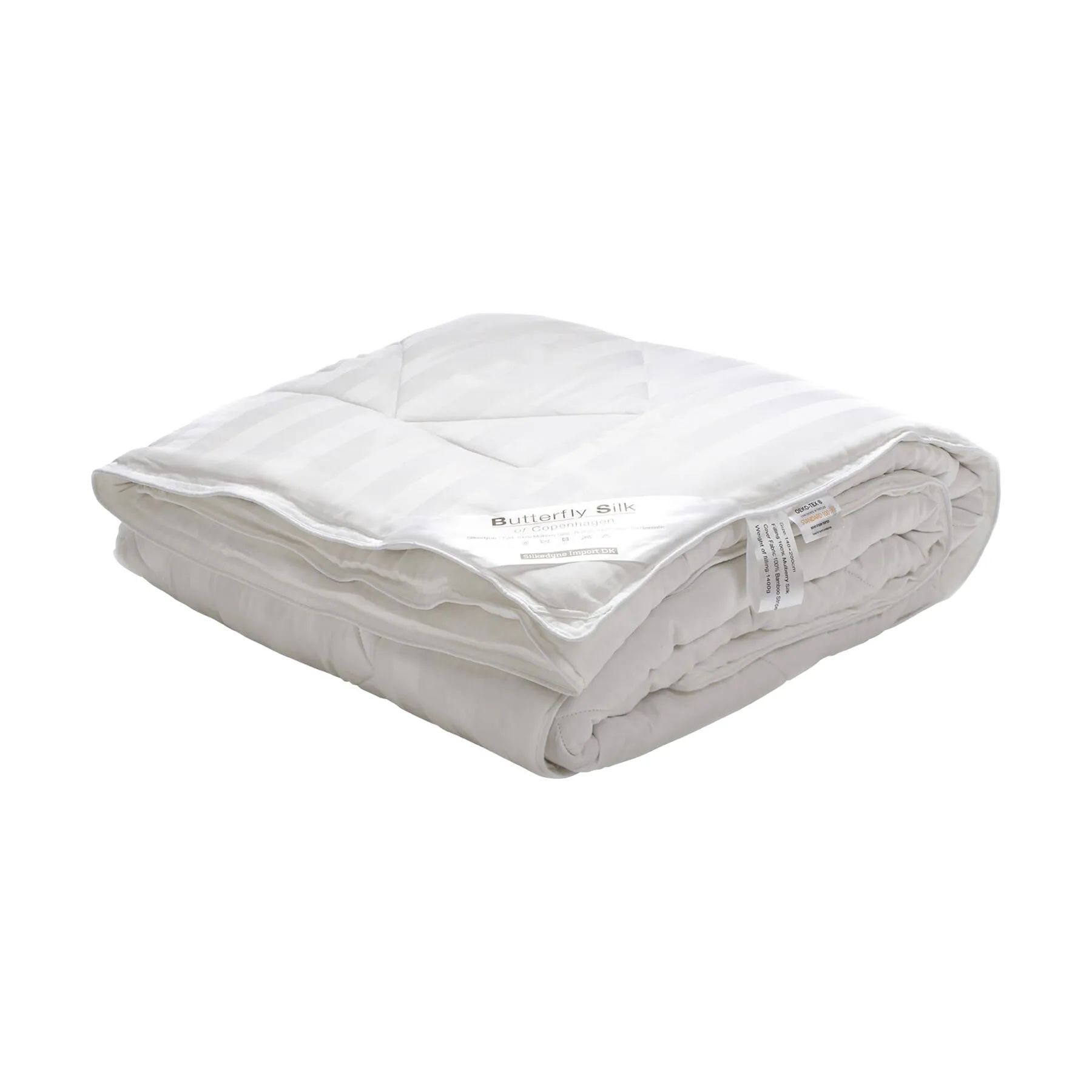 Butterfly Silk of Copenhagen Enkeltdyner Butterfly silk Vinterdyne i Silke hvid, B140 x L200 cm, 1