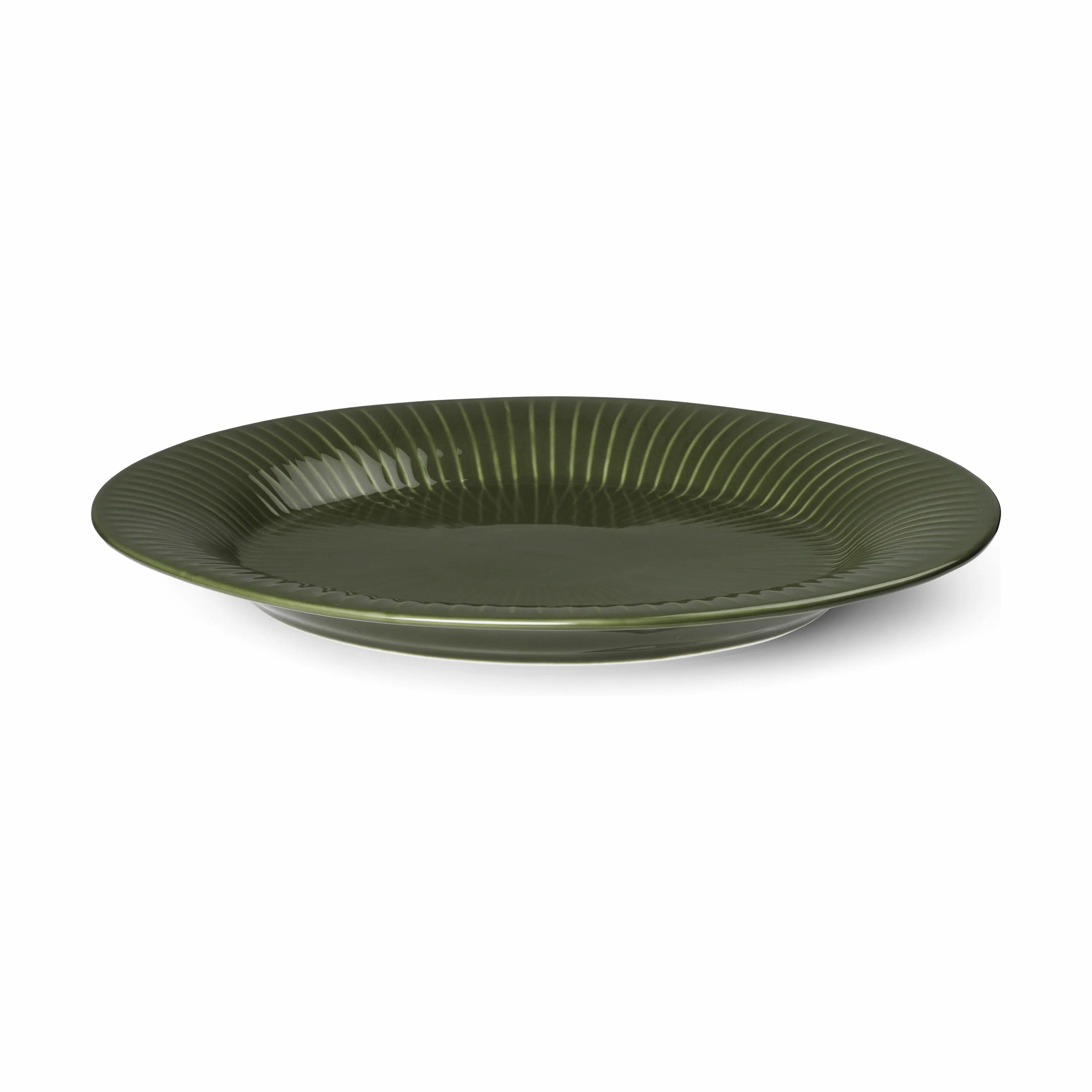 Kähler Serveringsfade Hammershøi Ovalt Fad i Mørk grøn, 22,5 cm, 4