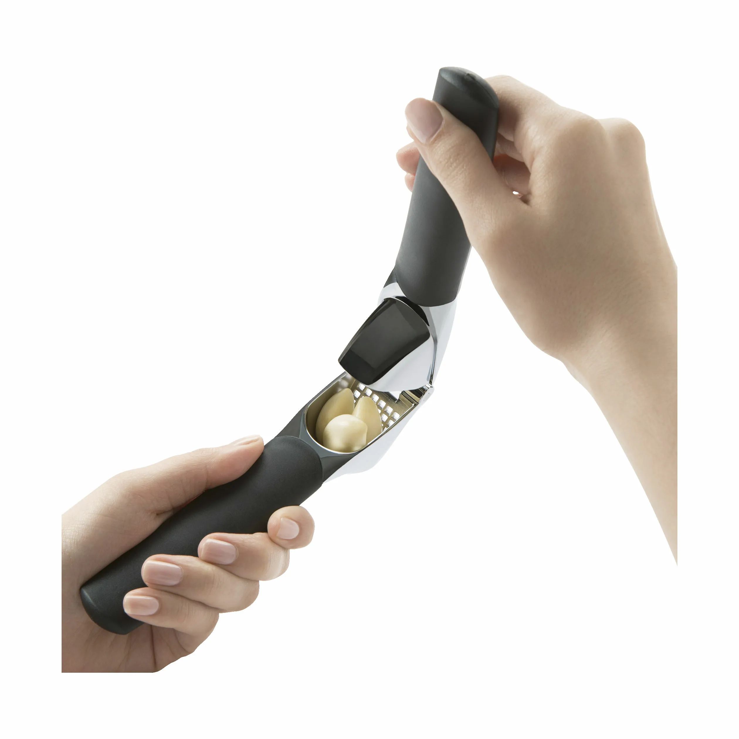 OXO Hvidløgspressere Good Grips Hvidløgspresser i sort, 3