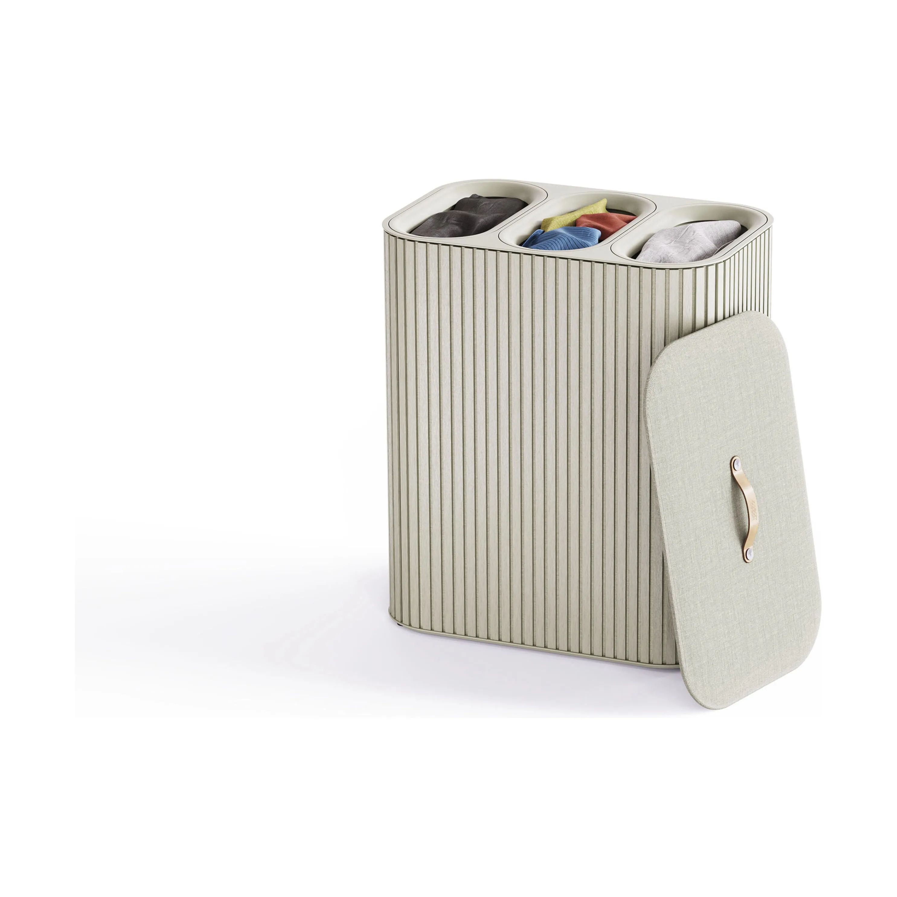 Joseph Joseph Vasketøjskurve Tota Trio Luxe Vasketøjskurv i Beige, 3 rum, 1