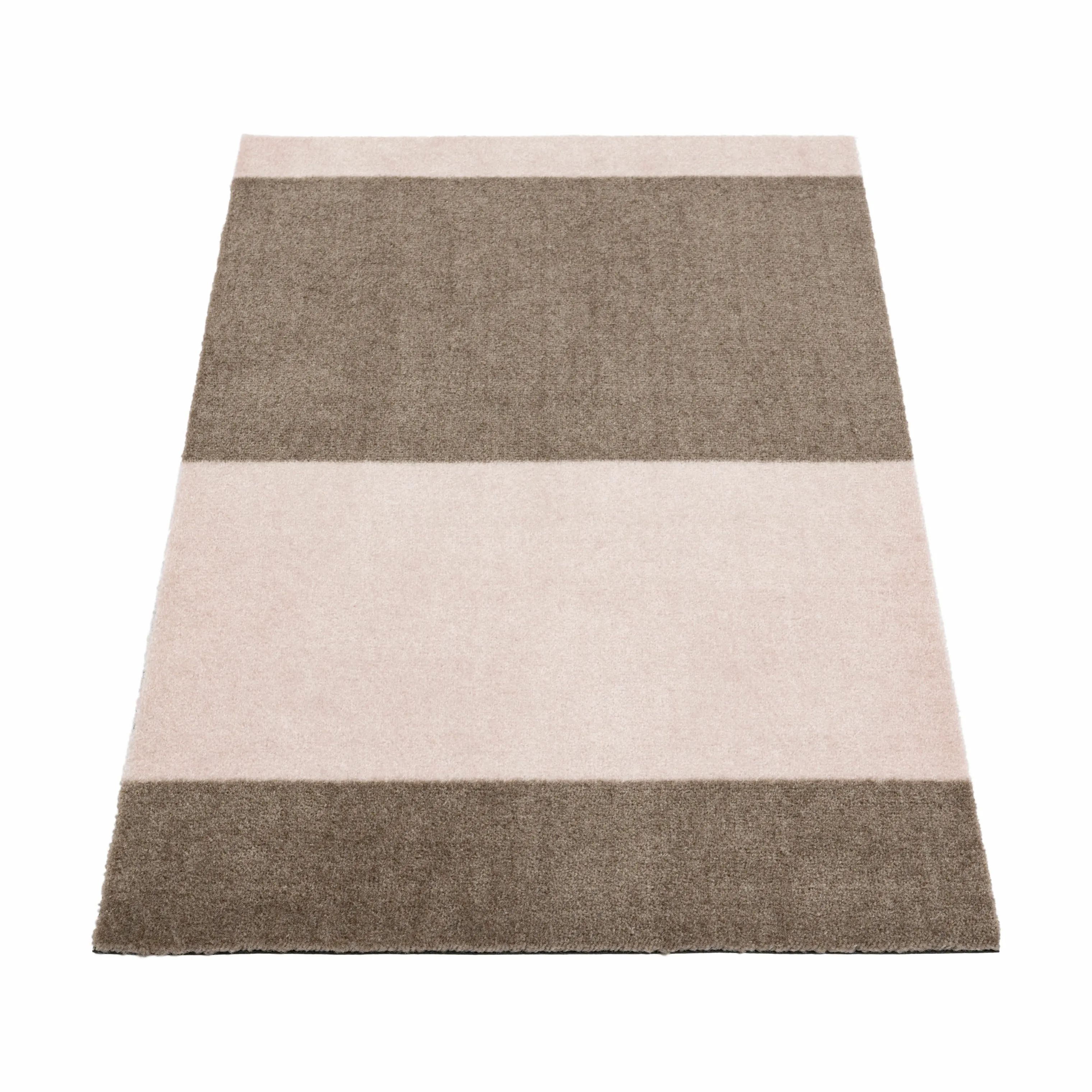 Tica Copenhagen Dørmåtter Stripes Horisontal Gulvmåtte i sand/rosa, B60 x L90 cm, 5