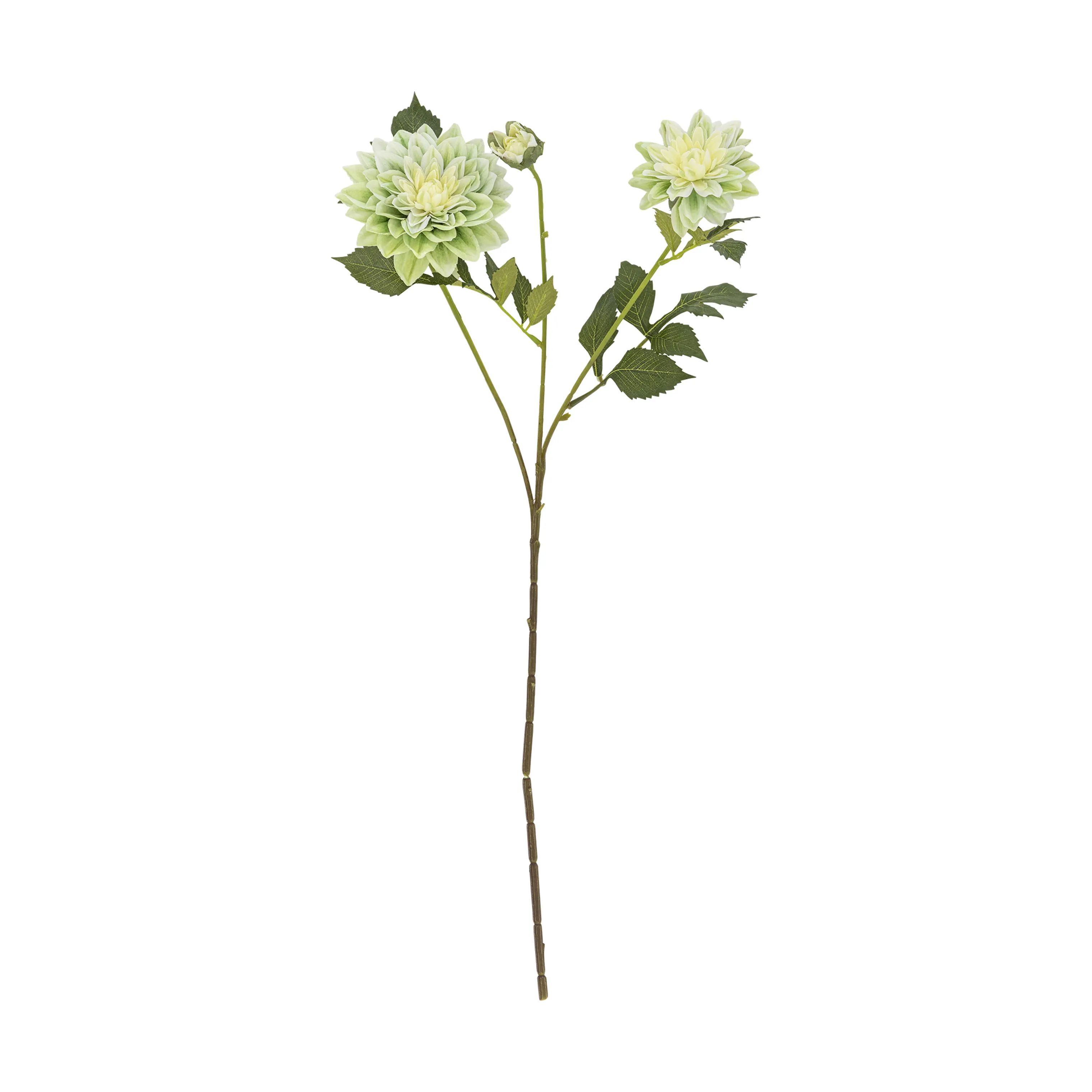 Bloomingville Kunstige blomster Kunstig blomst - Chrysantemum stilk i Hvid/grøn, 1