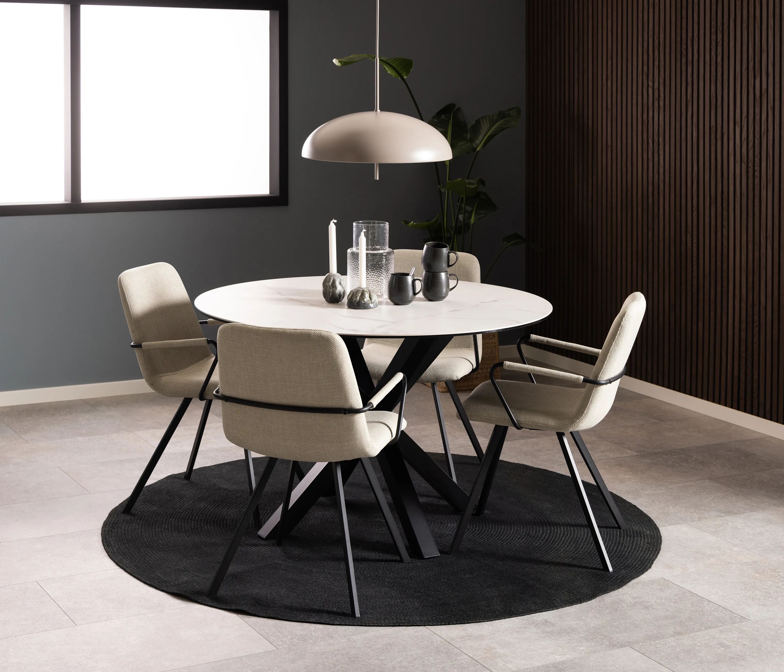 CASA Living Spiseborde Heaven Spisebord i Hvid ankranes, 2