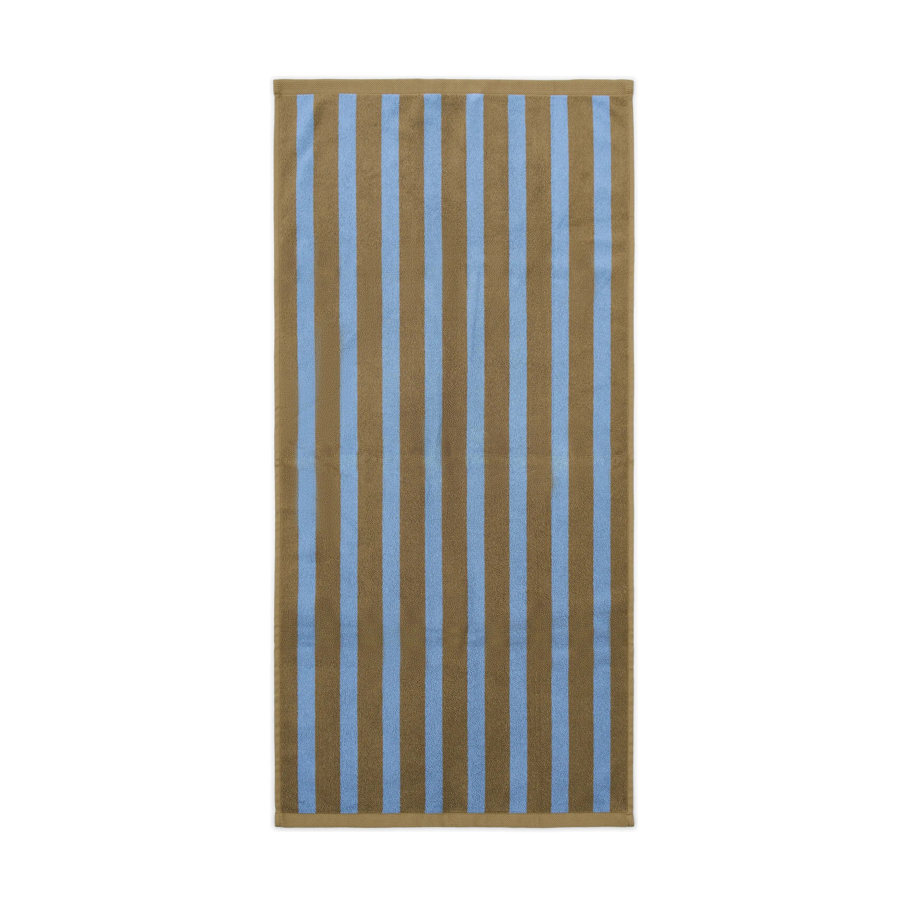 Marc O'Polo Håndklæder Heritage Gæstehåndklæde i Oakwood/denim blue, B30 x L50 cm, 4
