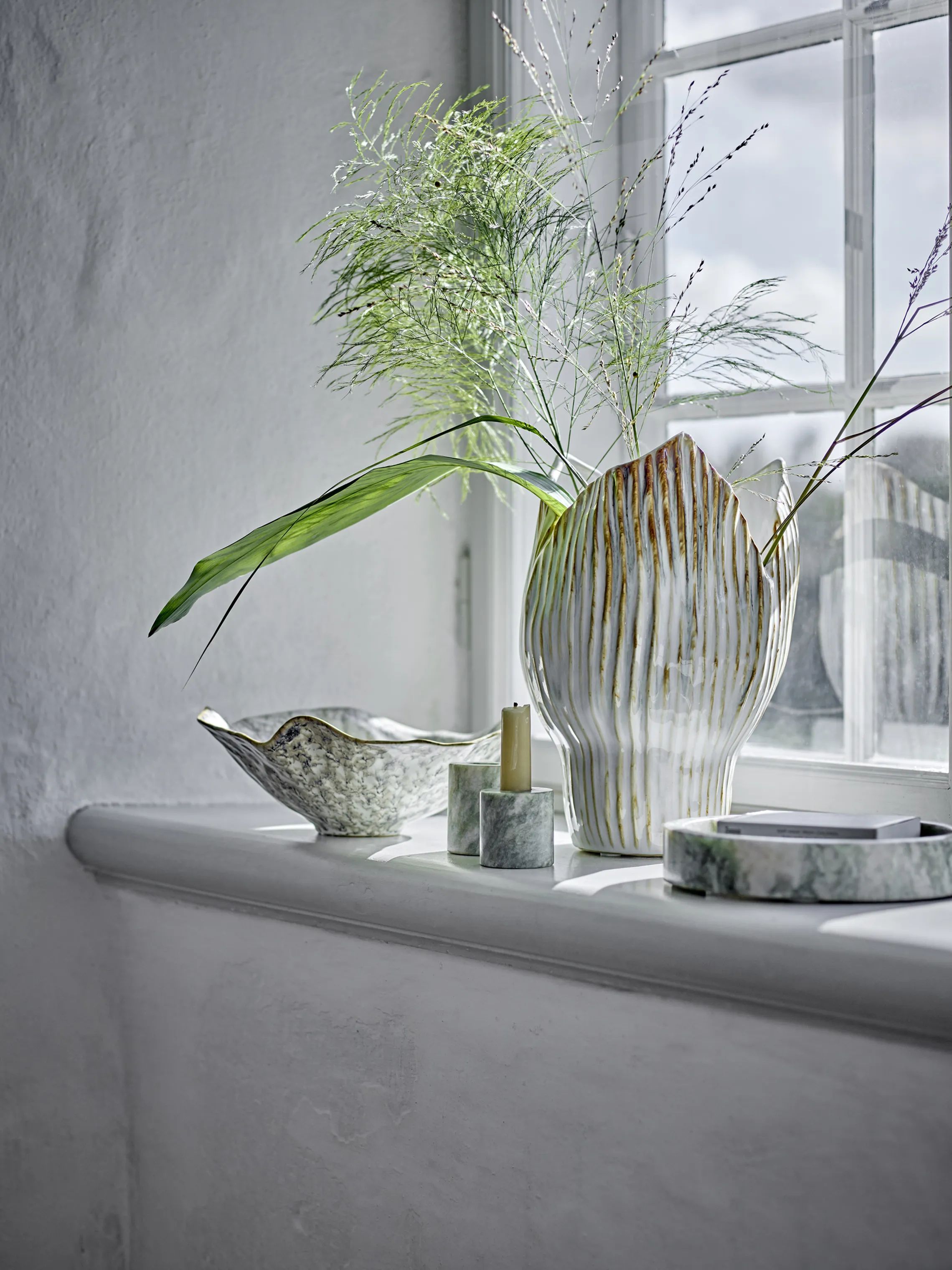 Bloomingville Øvrigt interiør Ivette Fad i Grøn, 2