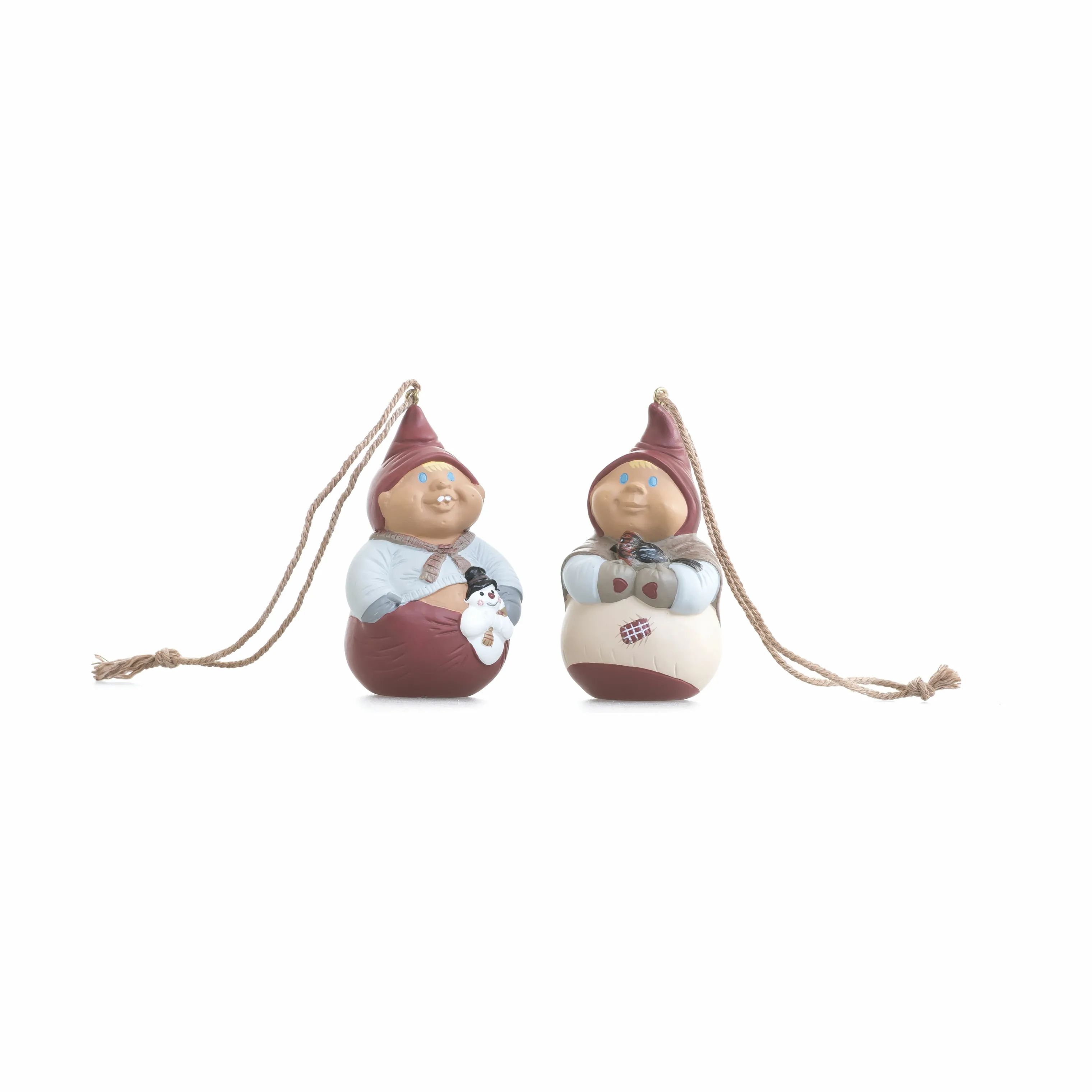 Klarborg Juleophæng Kavip Ophæng - Sara & Steffen i Rød, 10 cm, 1