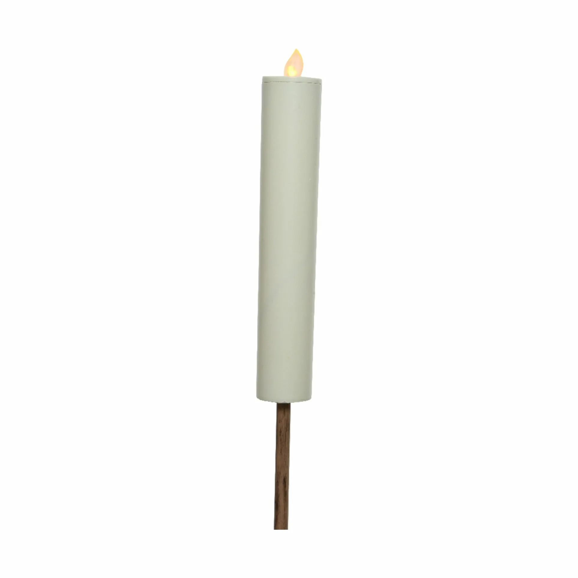CASA Living LED-lys Solar Havelys På Spyd i Hvid, 90 cm, 1