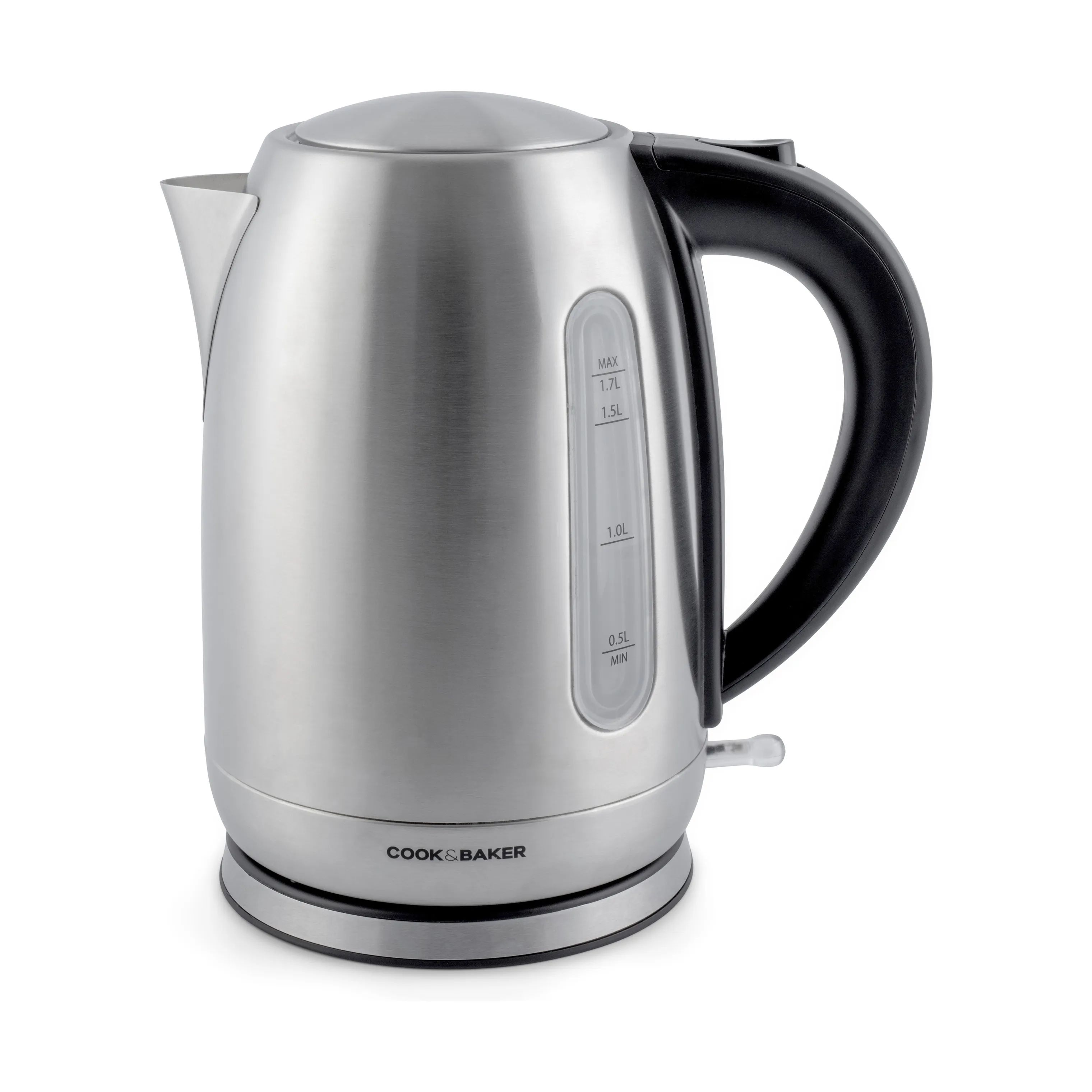 Cook & Baker Elkedler Elkedel i Stål, 1.7 L, 1