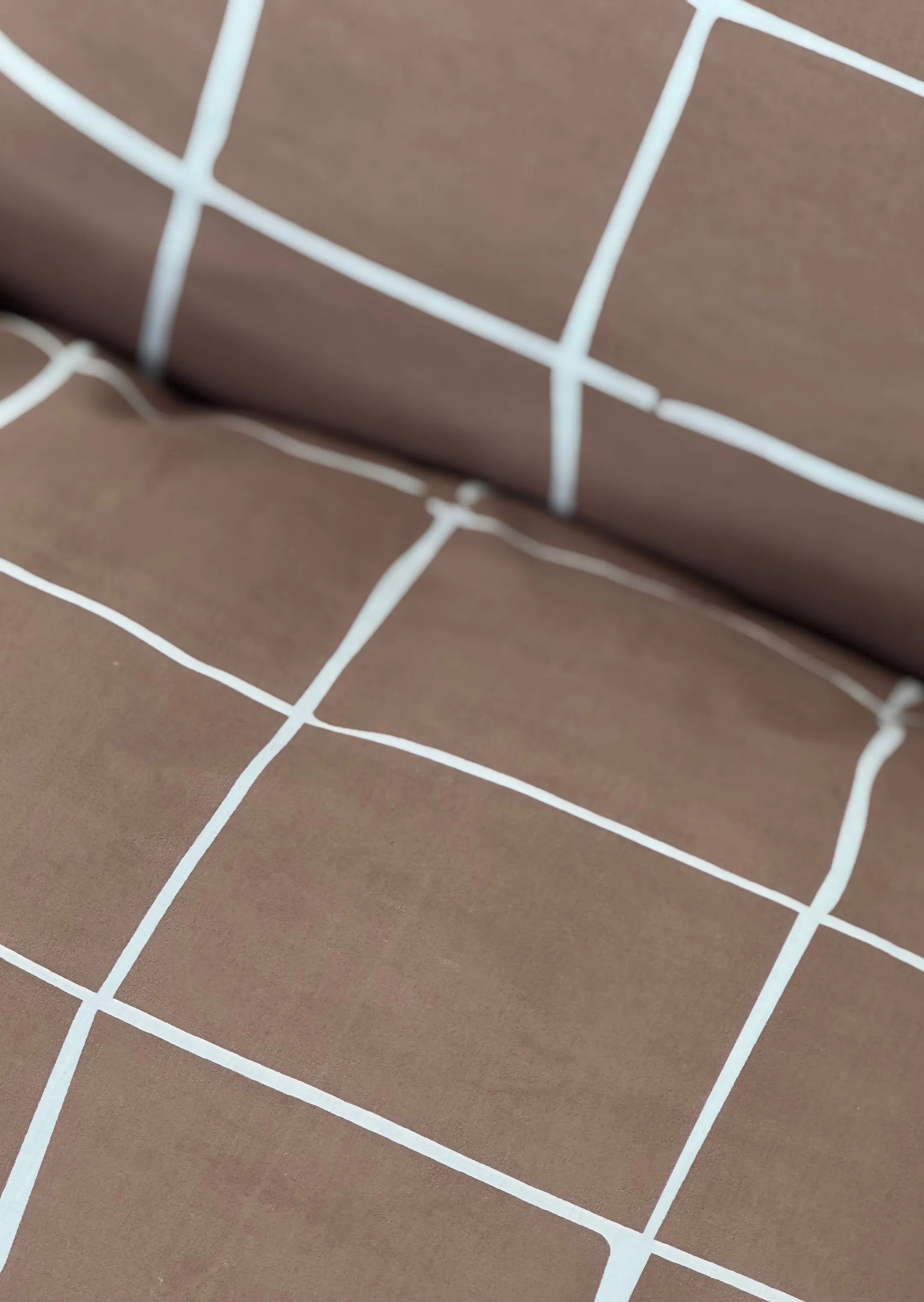 omhu x Mads Barfod Sengetøj Wave Grid Sengetøj i Taupe, B140 x L200 cm, 3