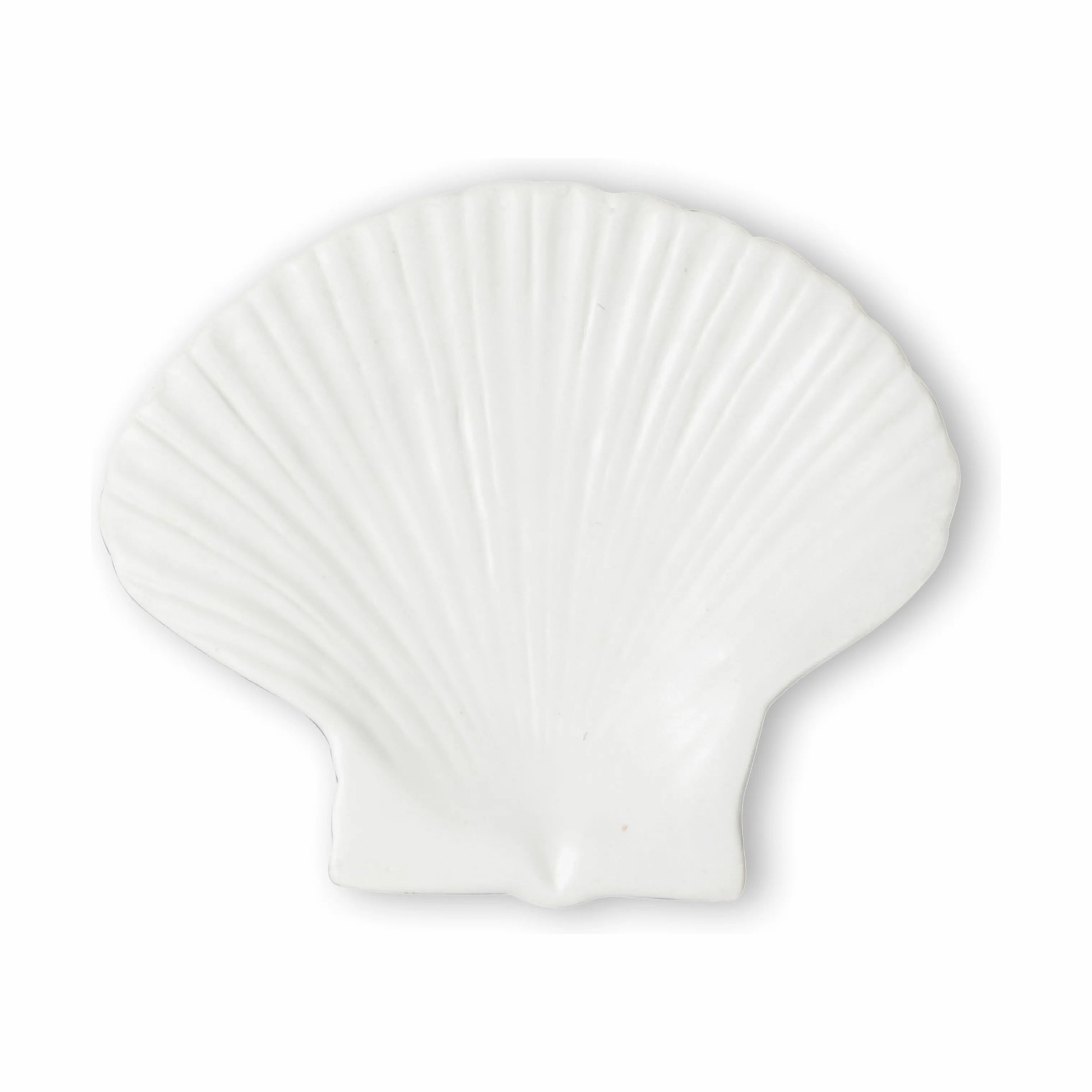 ByOn Kagetallerkener Sea collection Musling Tallerken i Hvid, 16 cm, 1