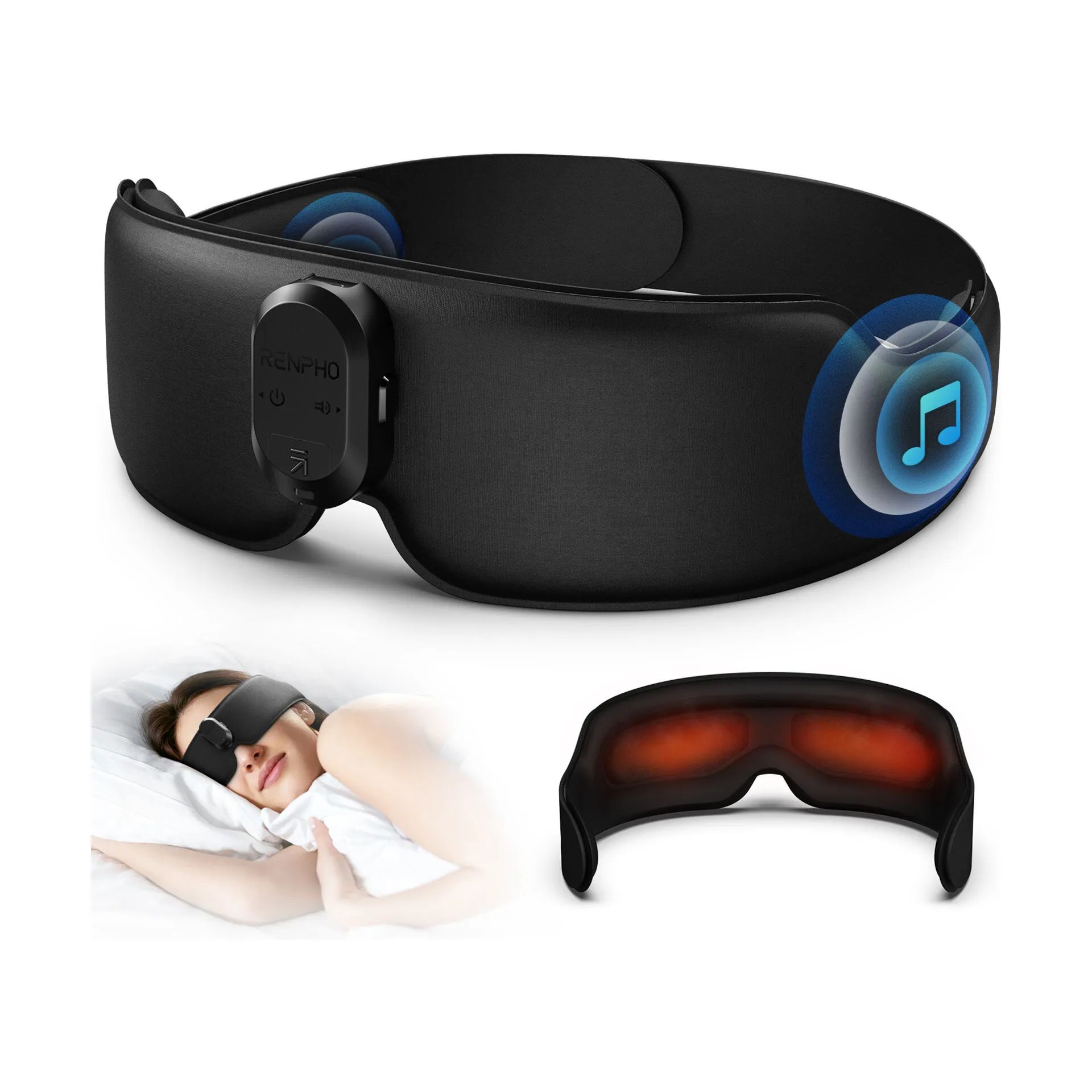 Renpho Øvrig personlig pleje Søvnmaske - EyeSnooze Aroma i sort, 3