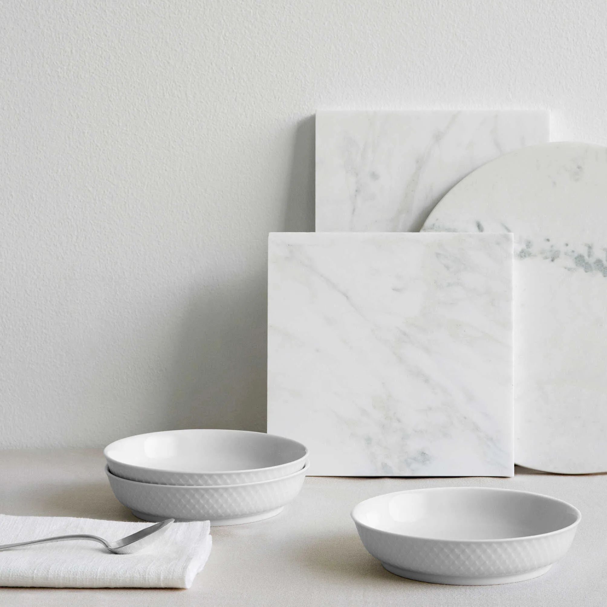 Lyngby Porcelæn Kagetallerkener Rhombe Desserttallerken i Rhombe Desserttallerken, 2