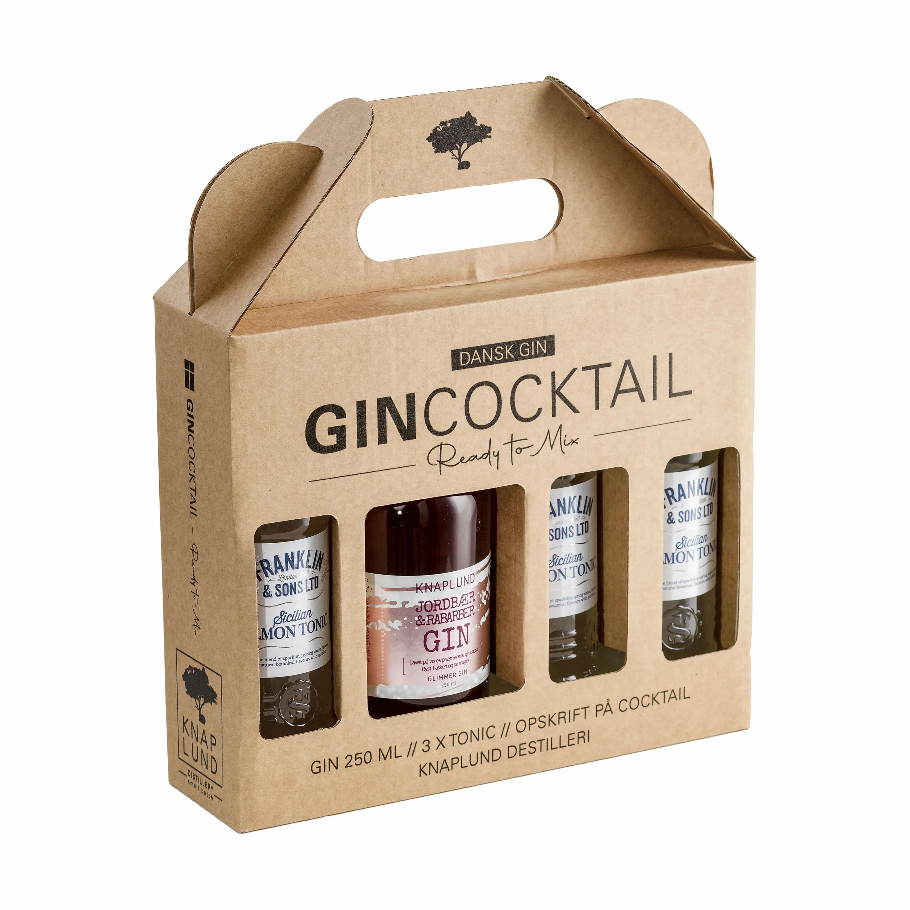 Knaplund Spiritus Ready To Mix Gincocktail Foxy Lady - 4 dele i Foxy Lady - 850 ml, 1