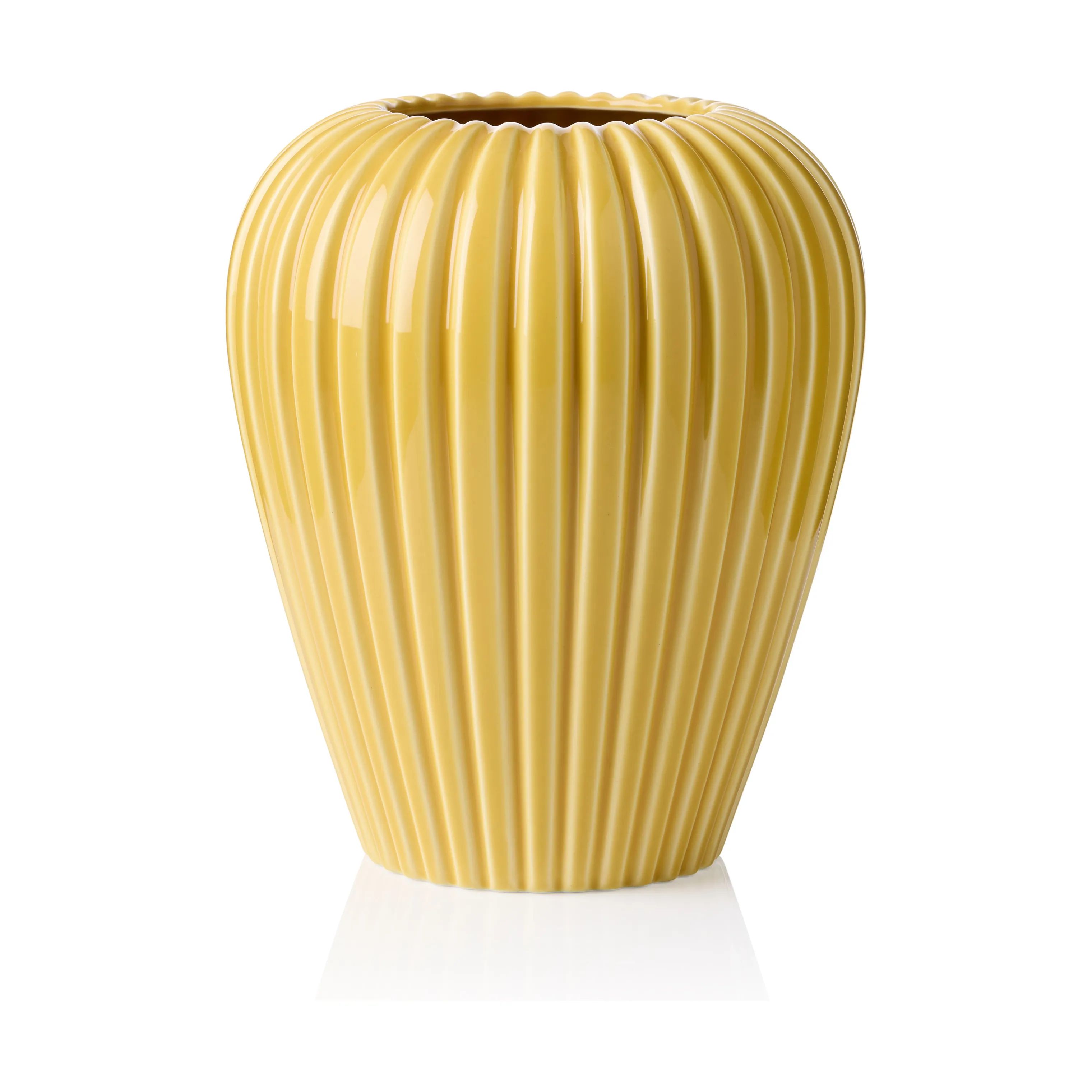 erik bagger a/s Vaser Eslau Lilje Vase i gul, 25 cm, 1
