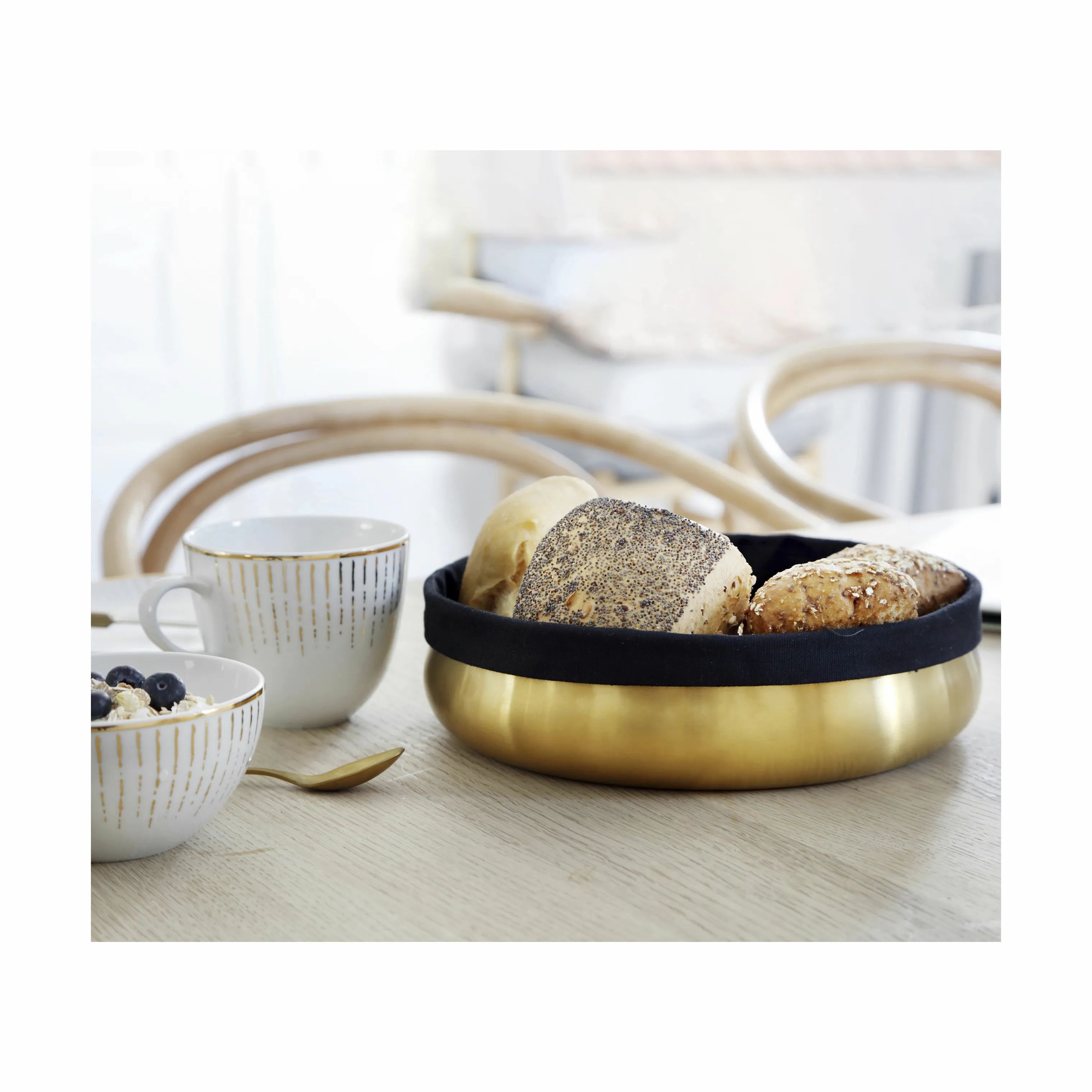 erik bagger a/s Brødkurve Timeless Brødskål i Mat guld, 24 cm, 3