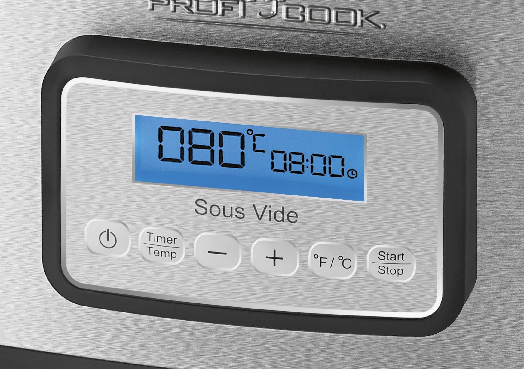 Profi Cook Sous vide kar og tilbehør Sous Vide Maskine i Stål, 2