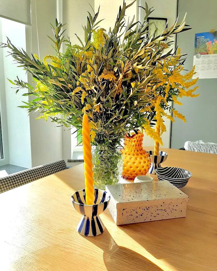 Anna von Lipa Serveringskander Paris Hobnail Serveringskande i Amber, 2 L, 2