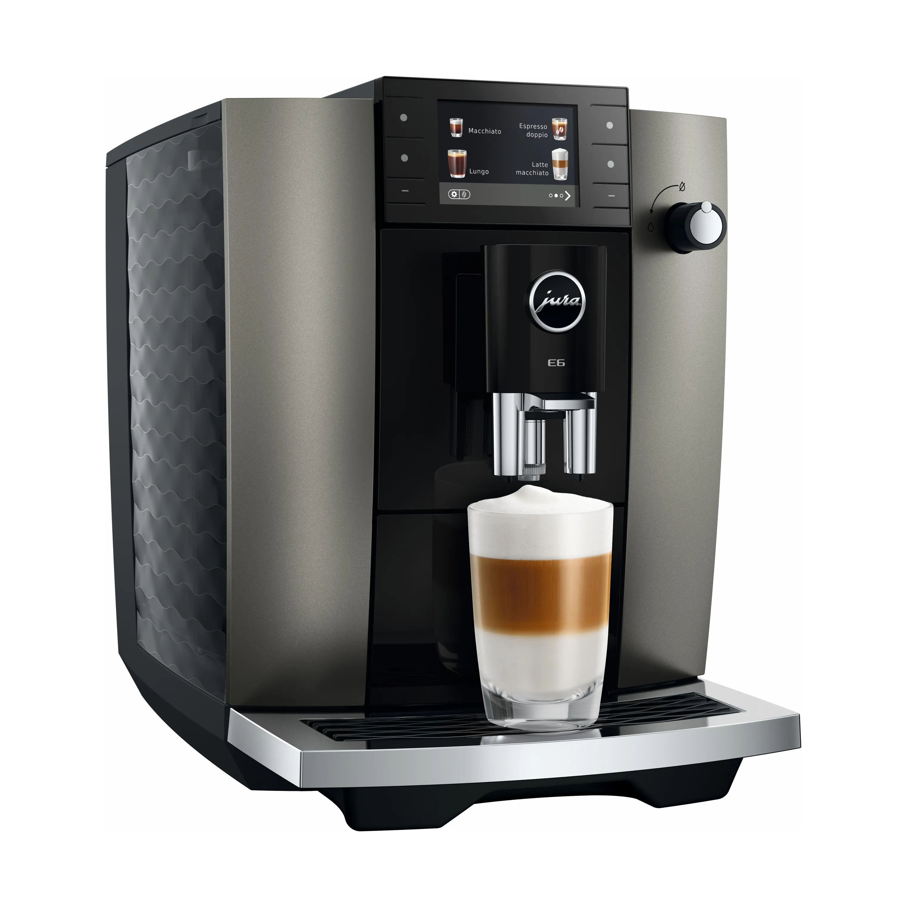 JURA Kaffemaskiner E6 (EB) E6 (ED) Kaffemaskine i Dark Inox, 4