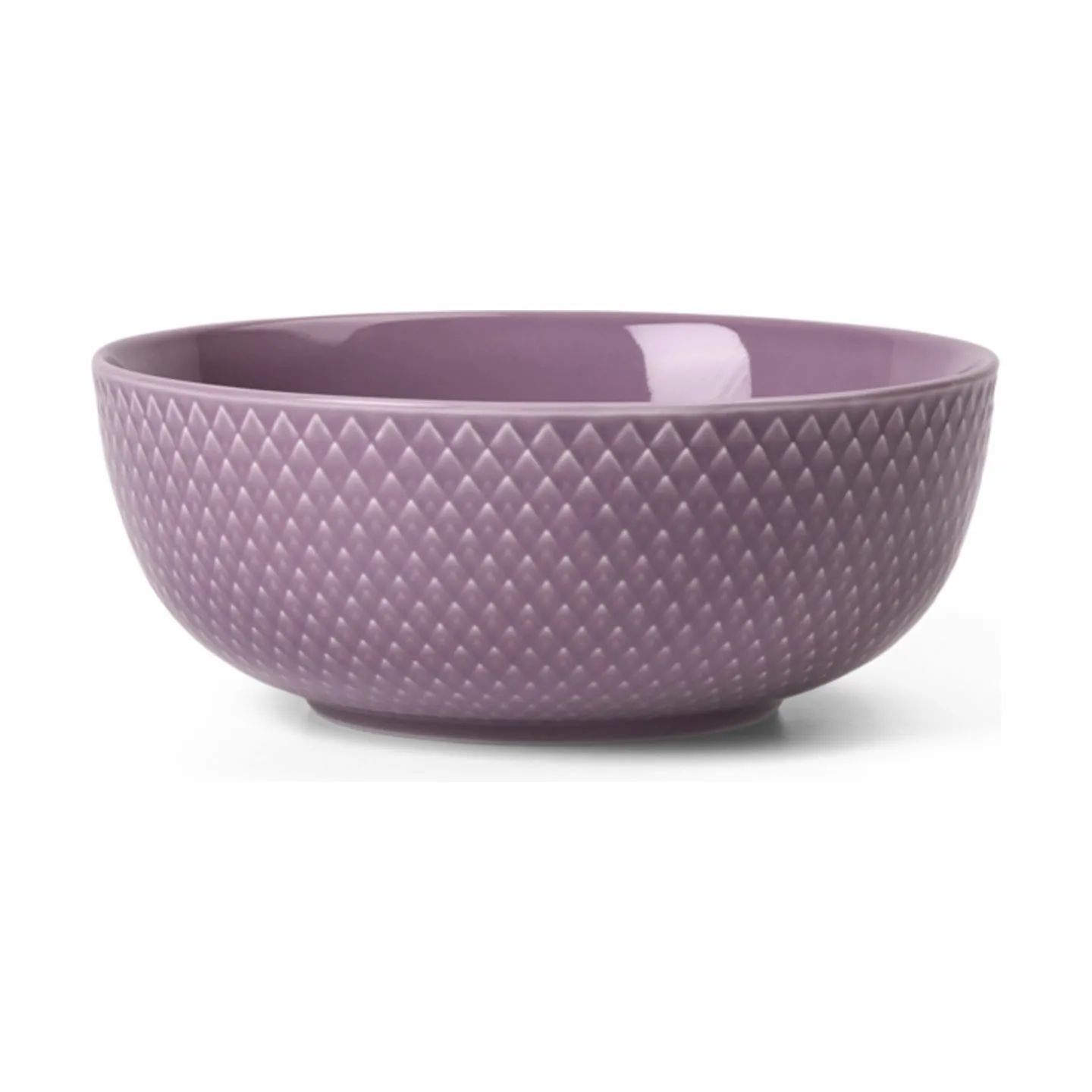 Lyngby Porcelæn Serveringsskåle Rhombe Color Skål i Lilla, 1