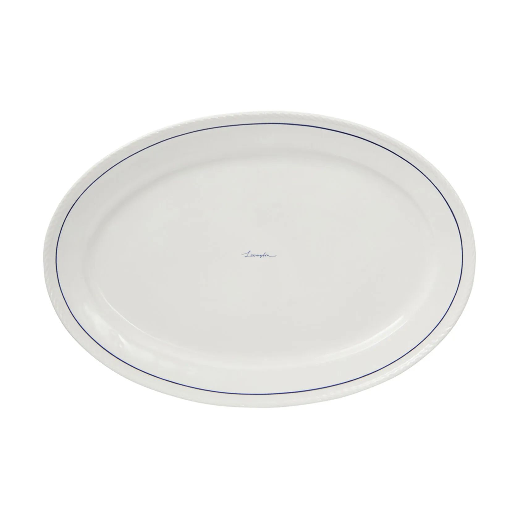 Lexington Serveringsfade Fad i White/Dark Blue, 1