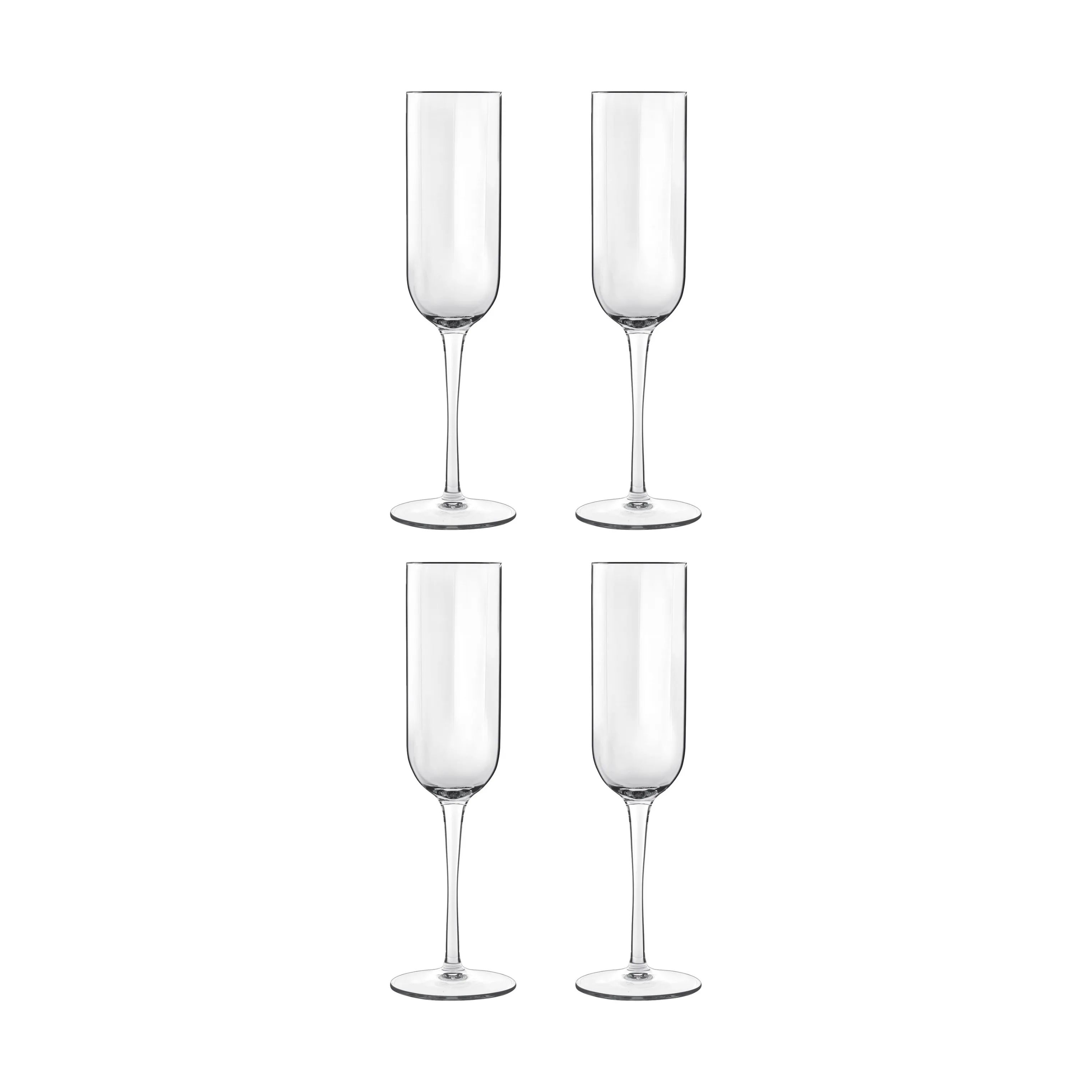 Luigi Bormioli Champagneglas Jazz Champagneglas - 4 stk. i Transparent, 1
