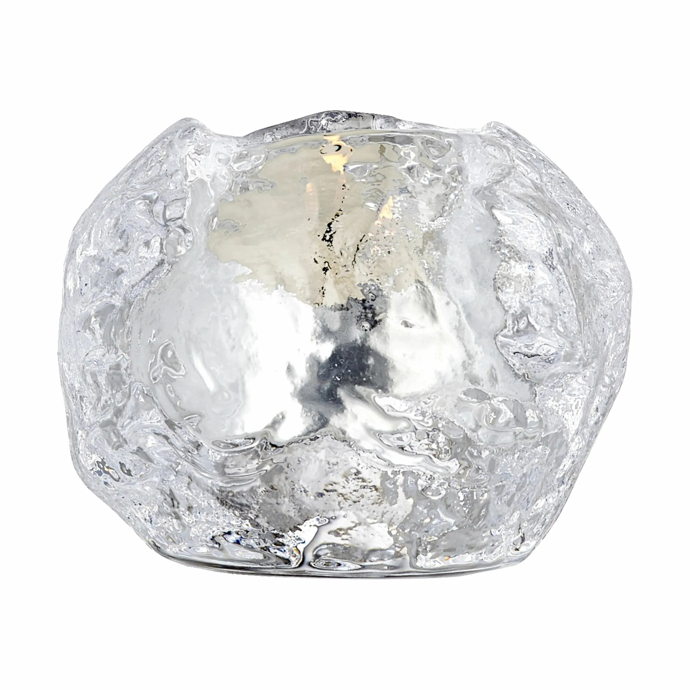 Kosta Boda Fyrfadsstage Snowball Fyrfadsstage i Klar, 7 cm, 1