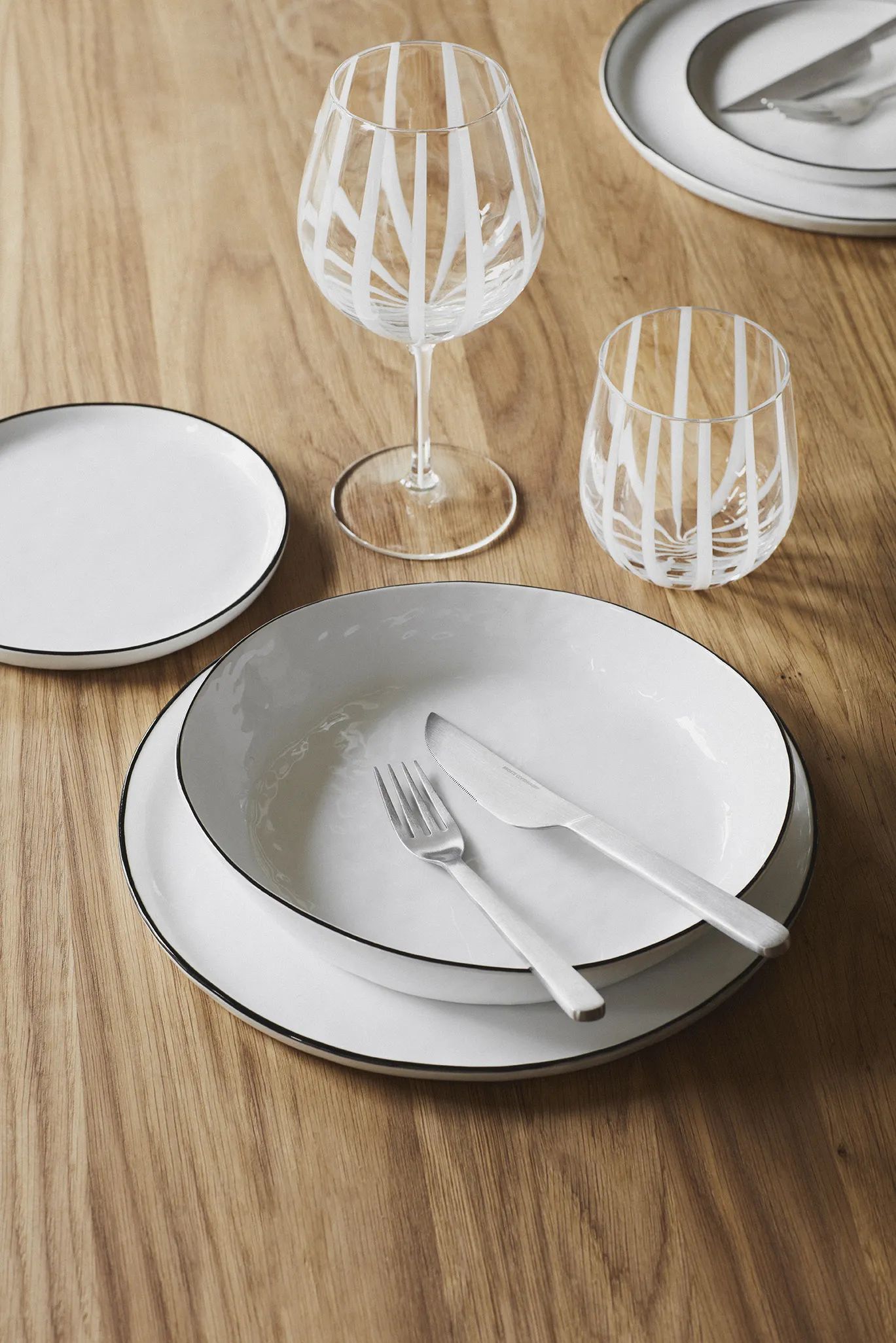 Broste Copenhagen Middagstallerkener Salt Middagssæt - 6 dele i 6 stk., 3