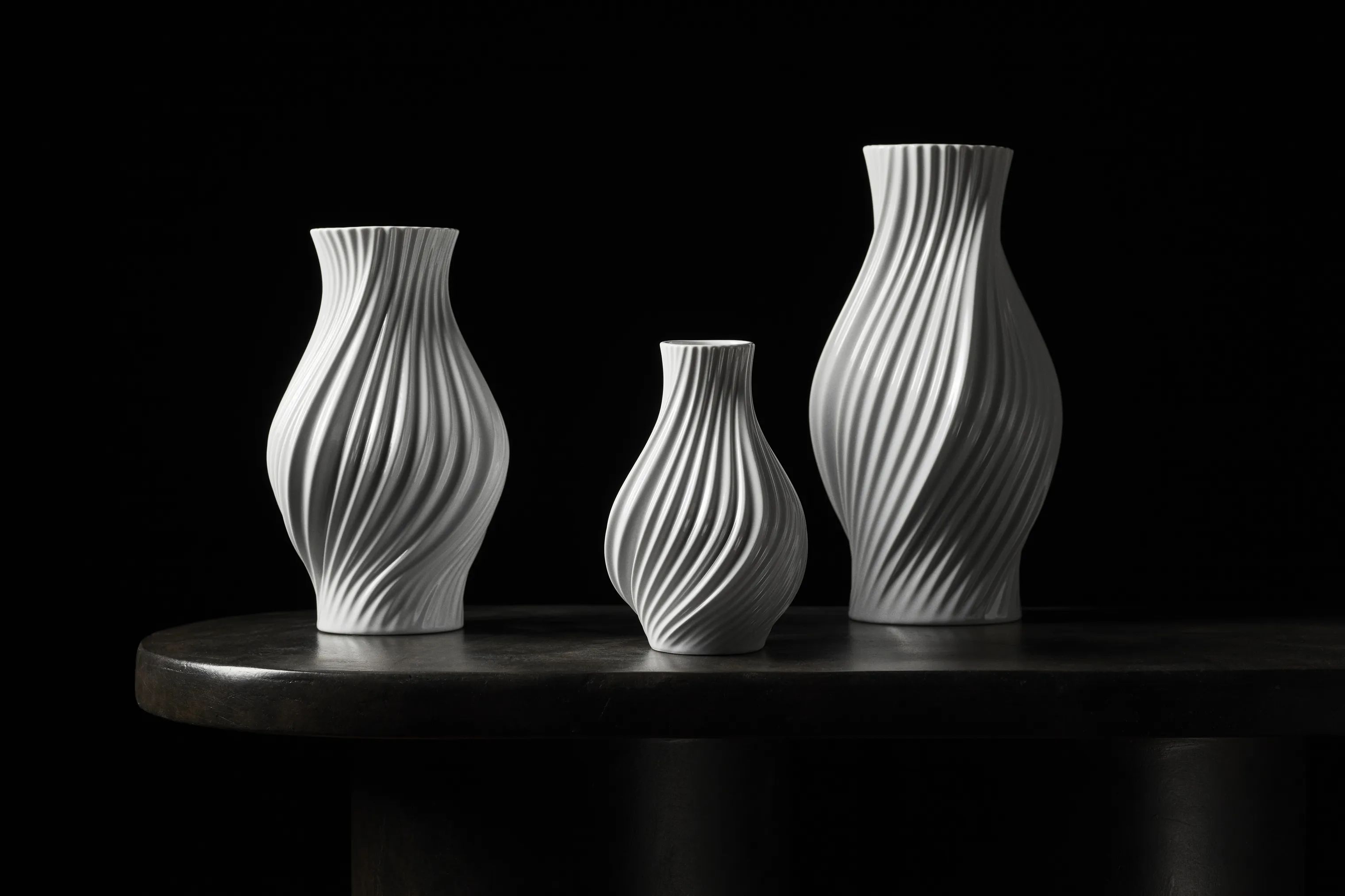 Lyngby Porcelæn Vaser Twist Vase i 18 cm, 4