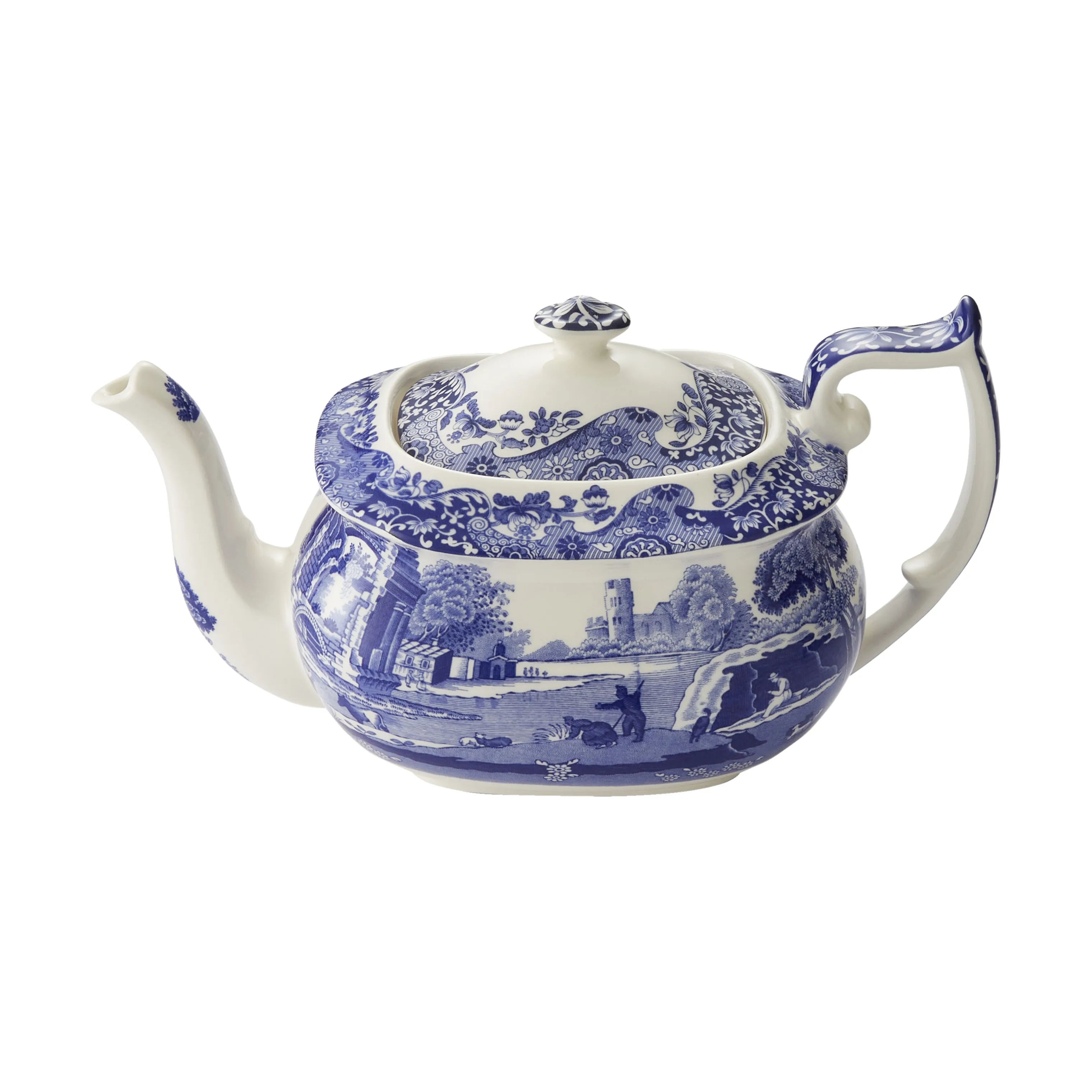 Spode Tekander Blue Italian Tekande i Blå/Hvid, 1