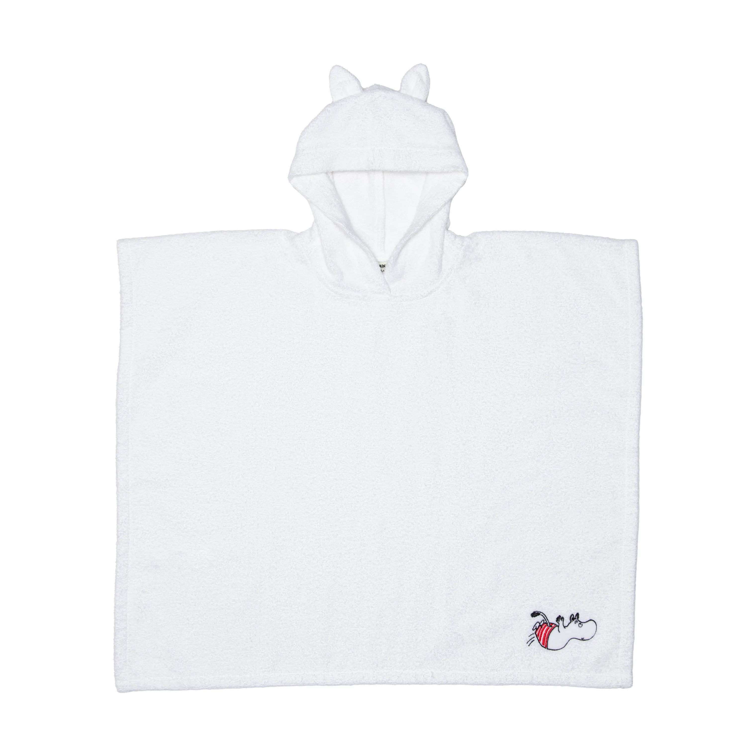 Moomin Arabia Morgenkåber Badeponcho - Mumitrold i Hvid, 1