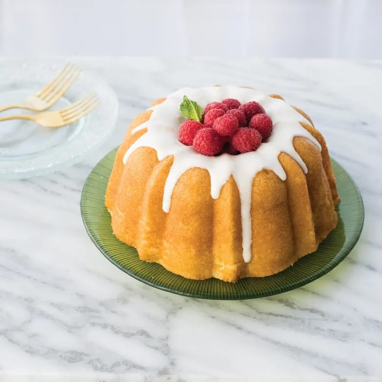 Nordic Ware Øvrige bageforme 6 Cup Anniversary Bundt Kageform i Guldfarvet, 2