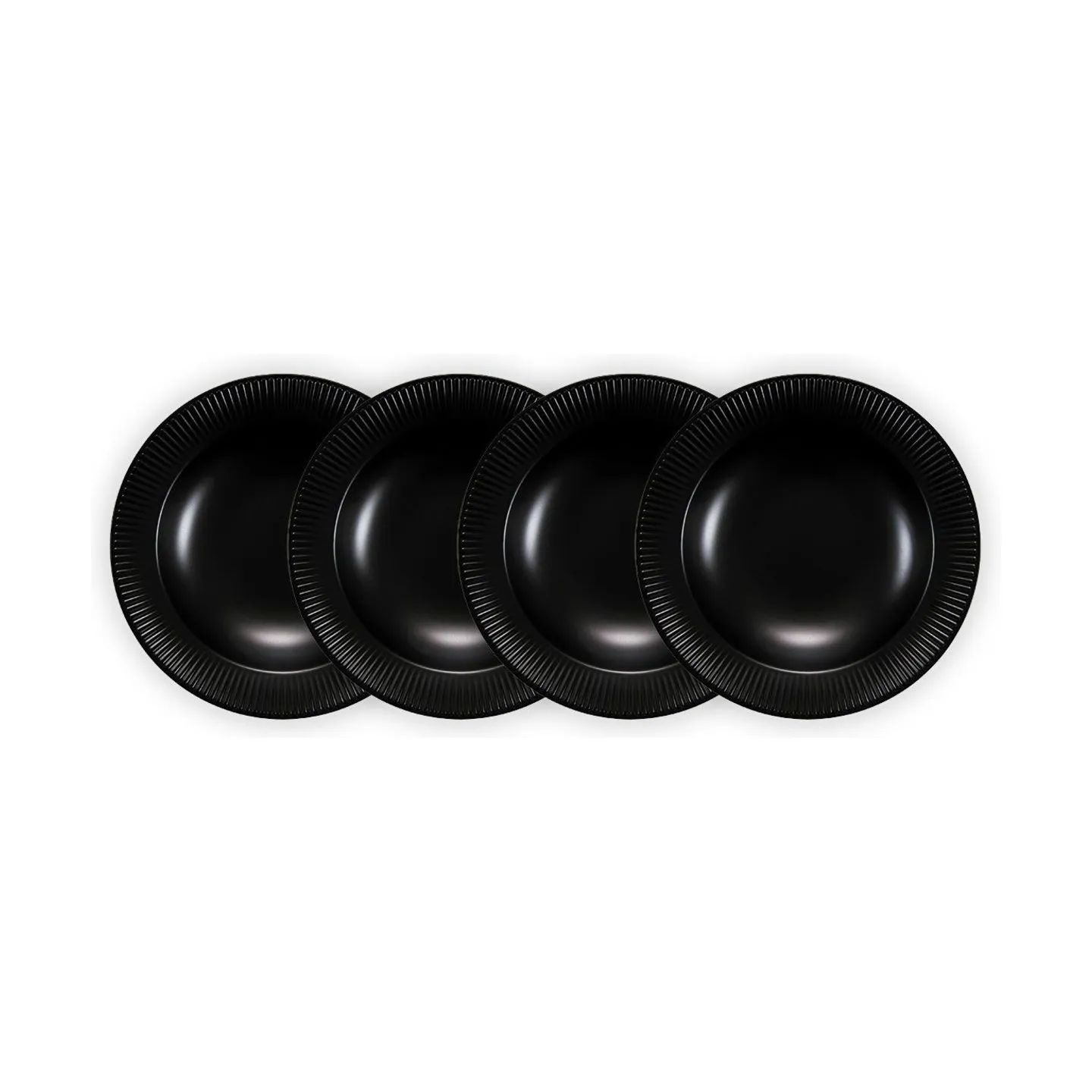 Bodum Dybe tallerkener Douro Duoro Dyb Tallerken - 4 stk. i Sort, 1