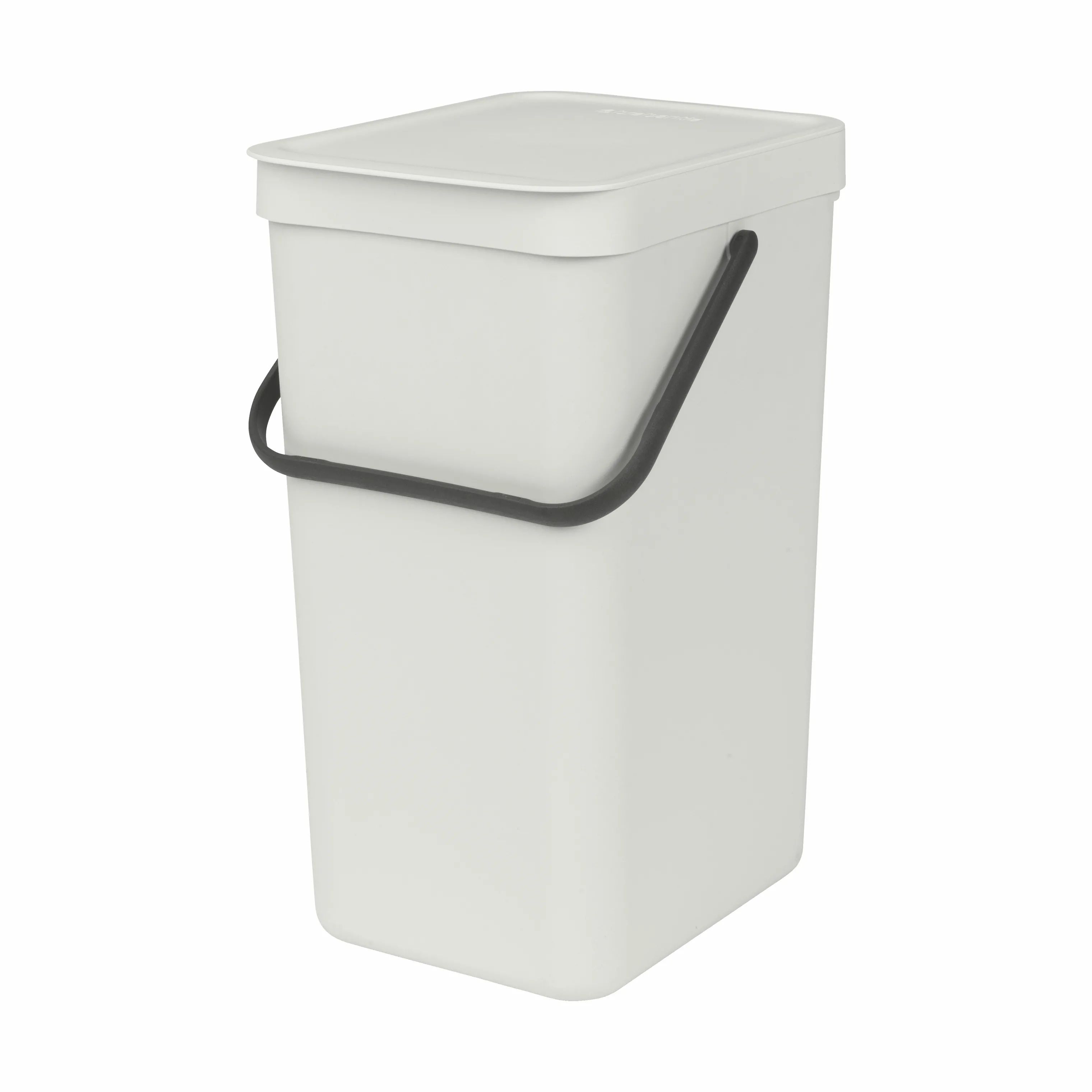 Brabantia Spande uden pedal Sort & Go Affaldsspand i Light Grey, 16 L, 1