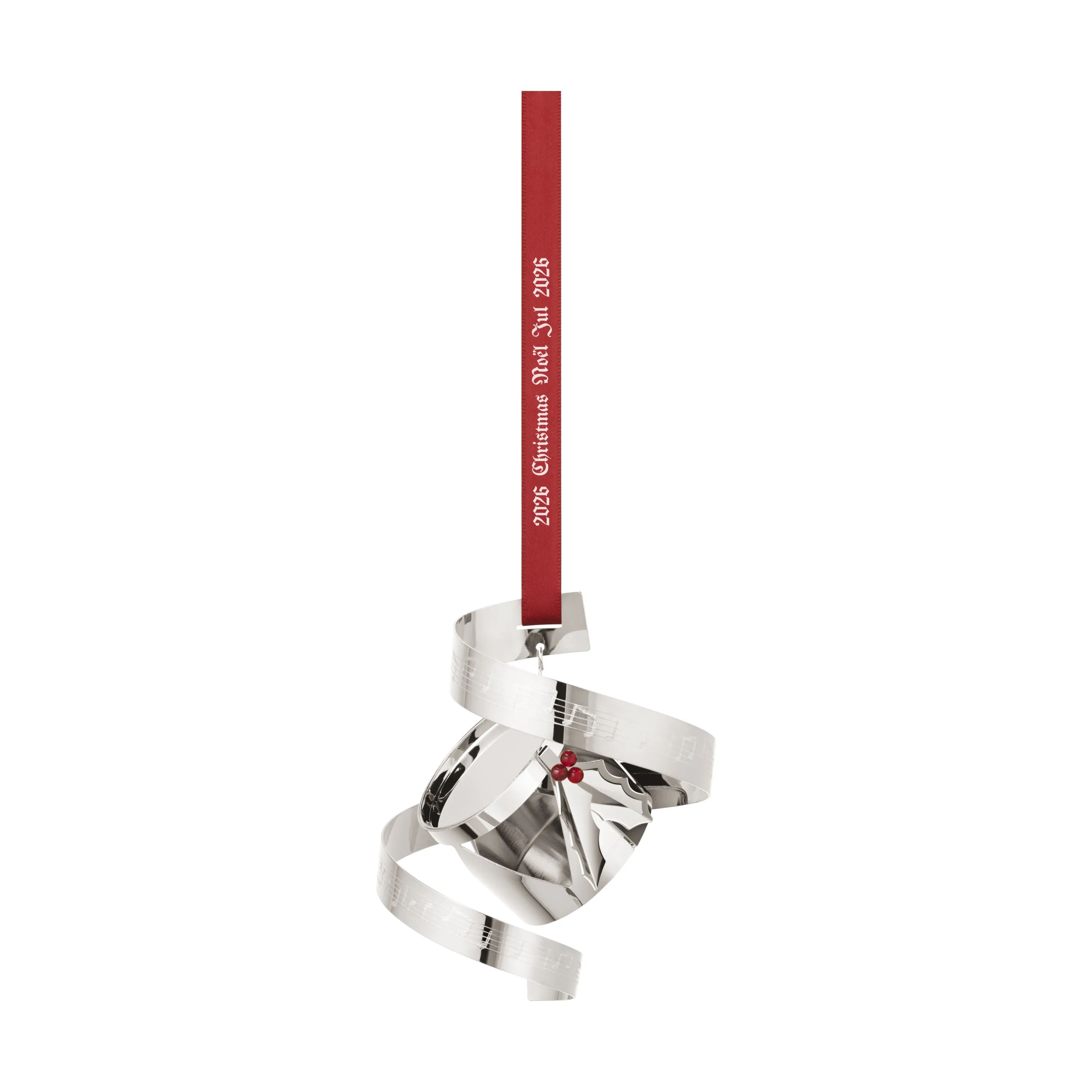 Georg Jensen Juleophæng Christmas Collectibles CC 2026 Juleuro - Tromme i Sølvfarvet, 1