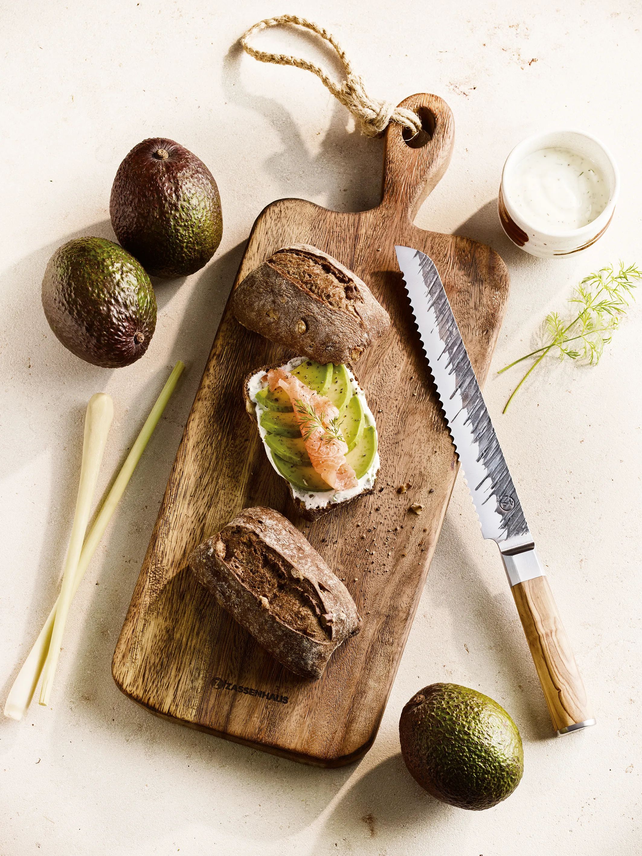 Zassenhaus Brødknive Osaka Brødkniv i Olive, 2