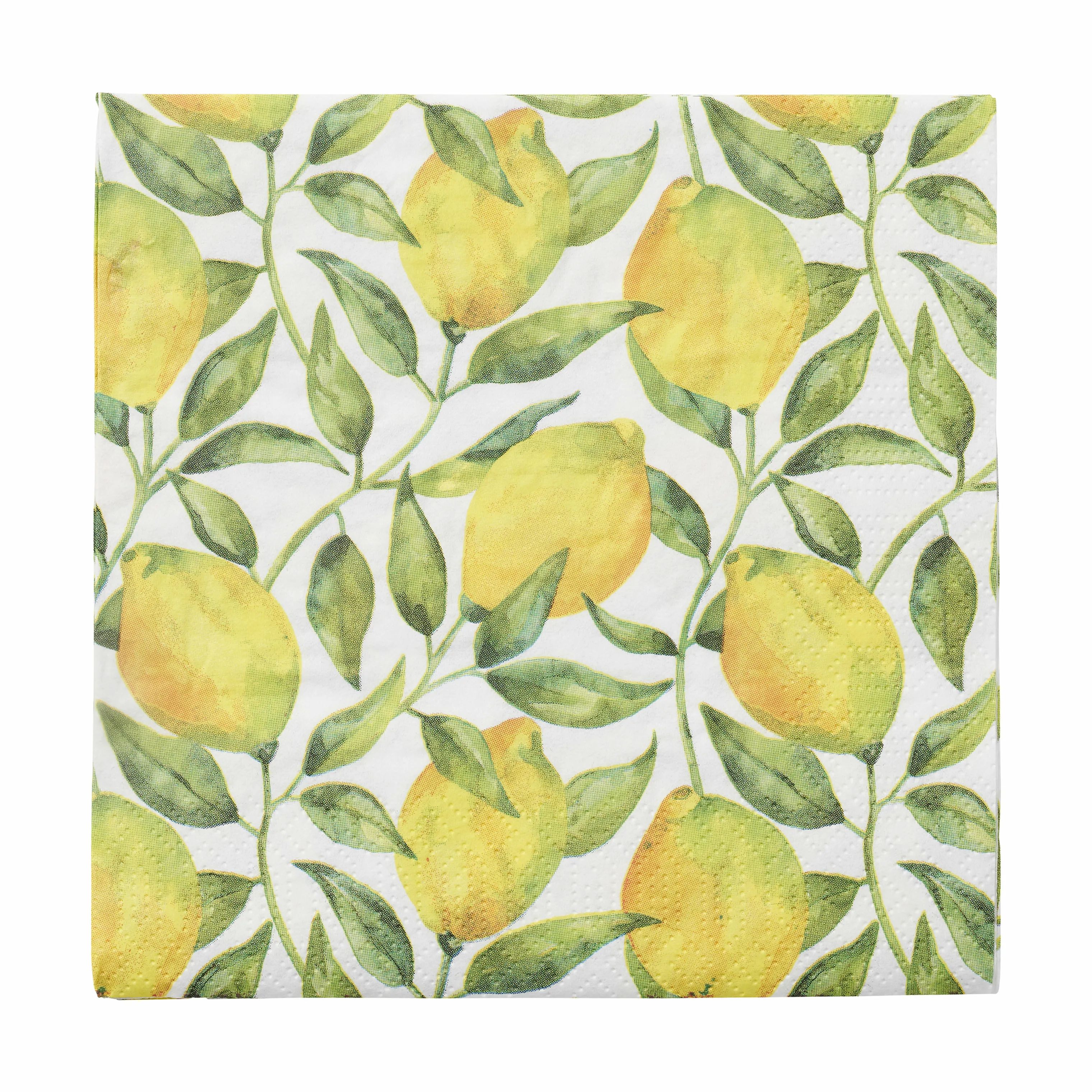 Klippan Papirservietter Papirservietter Lemon Tree - 20 stk. i Gul;grøn, 1