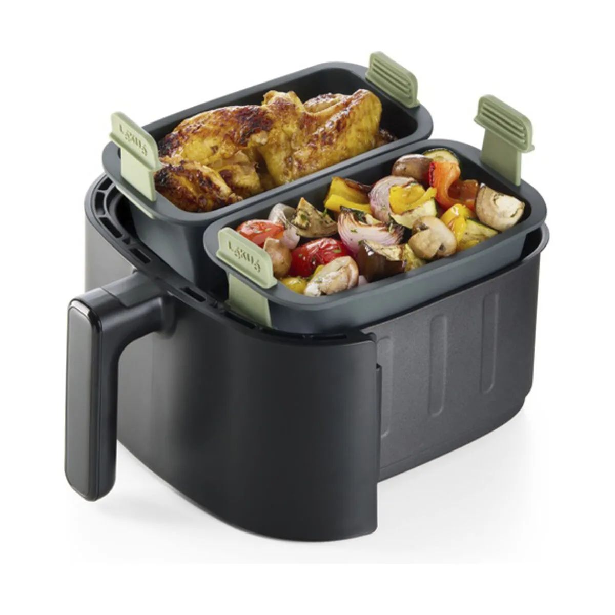 Lékué Tilbehør til airfryers Airfryer-form i Sort, 3