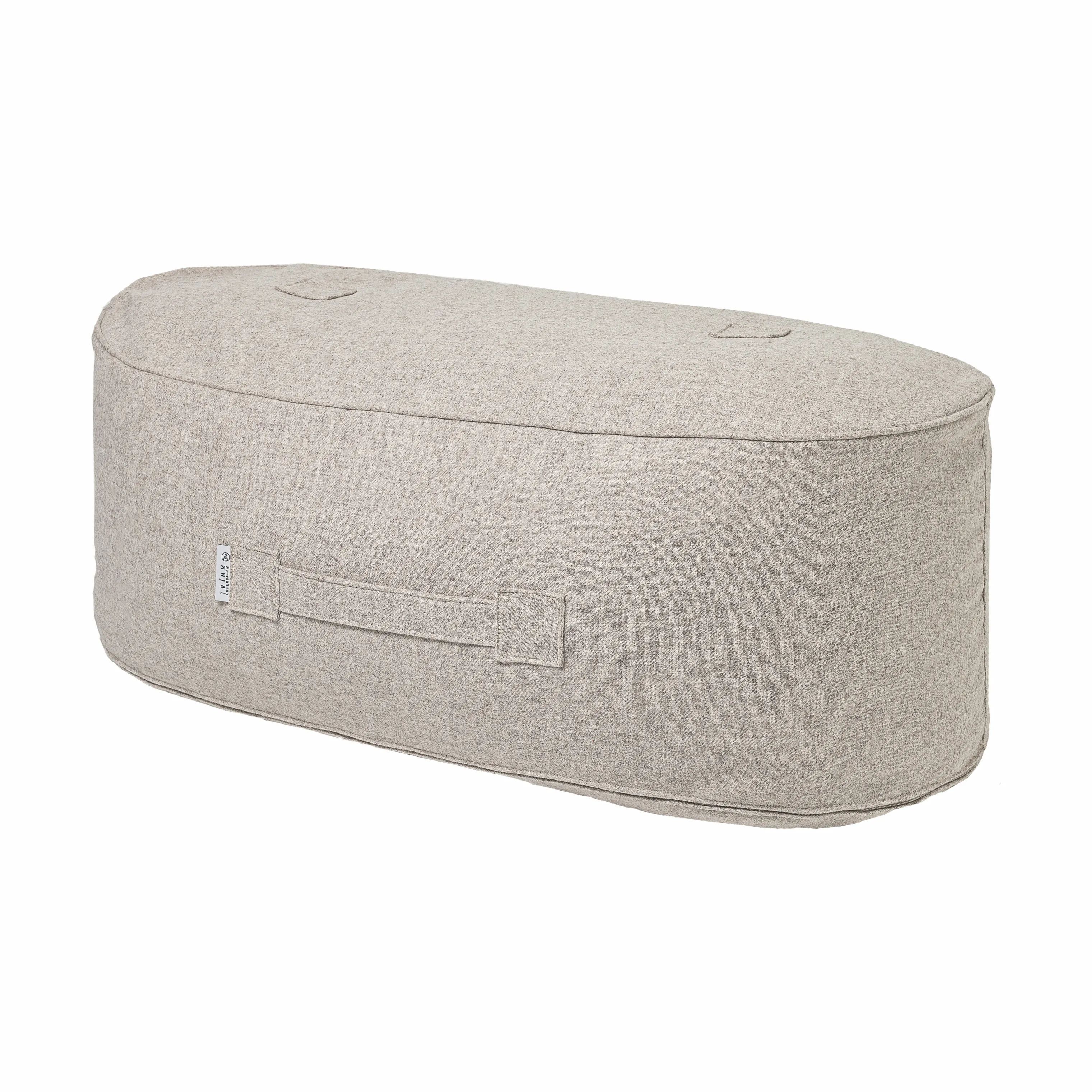 TRIMM Copenhagen Puffer Teddy Oblong Puf i Beige, 3