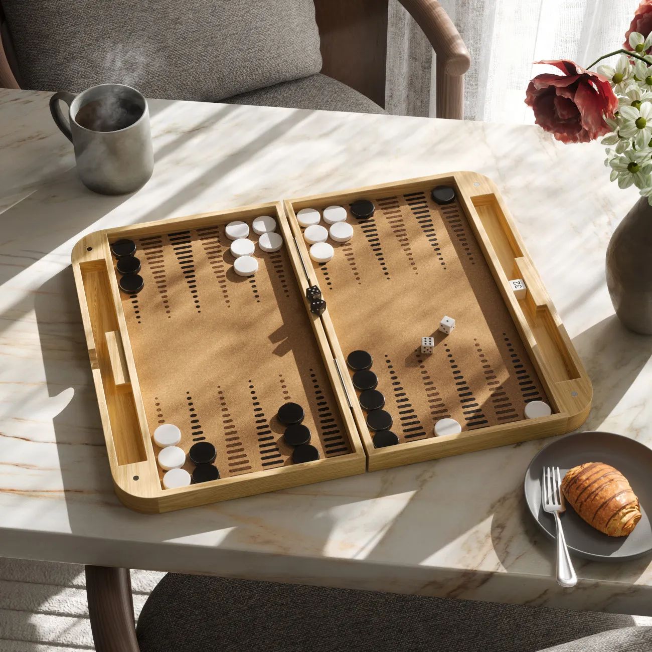 Umbra Spil Blitz Backgammon i Natur, 2