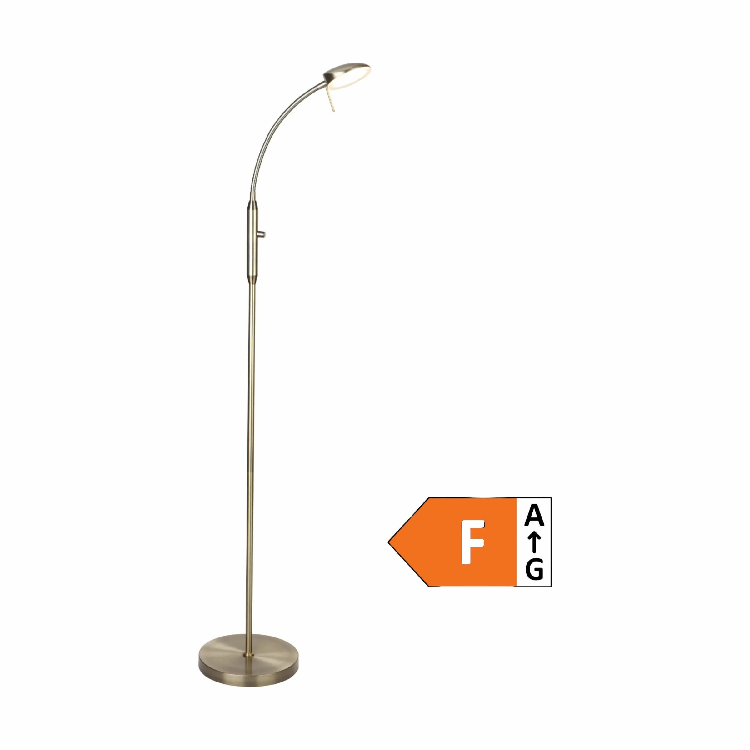 Halo Design Gulvlamper Vegas Gulvlampe i Antique messing, 3