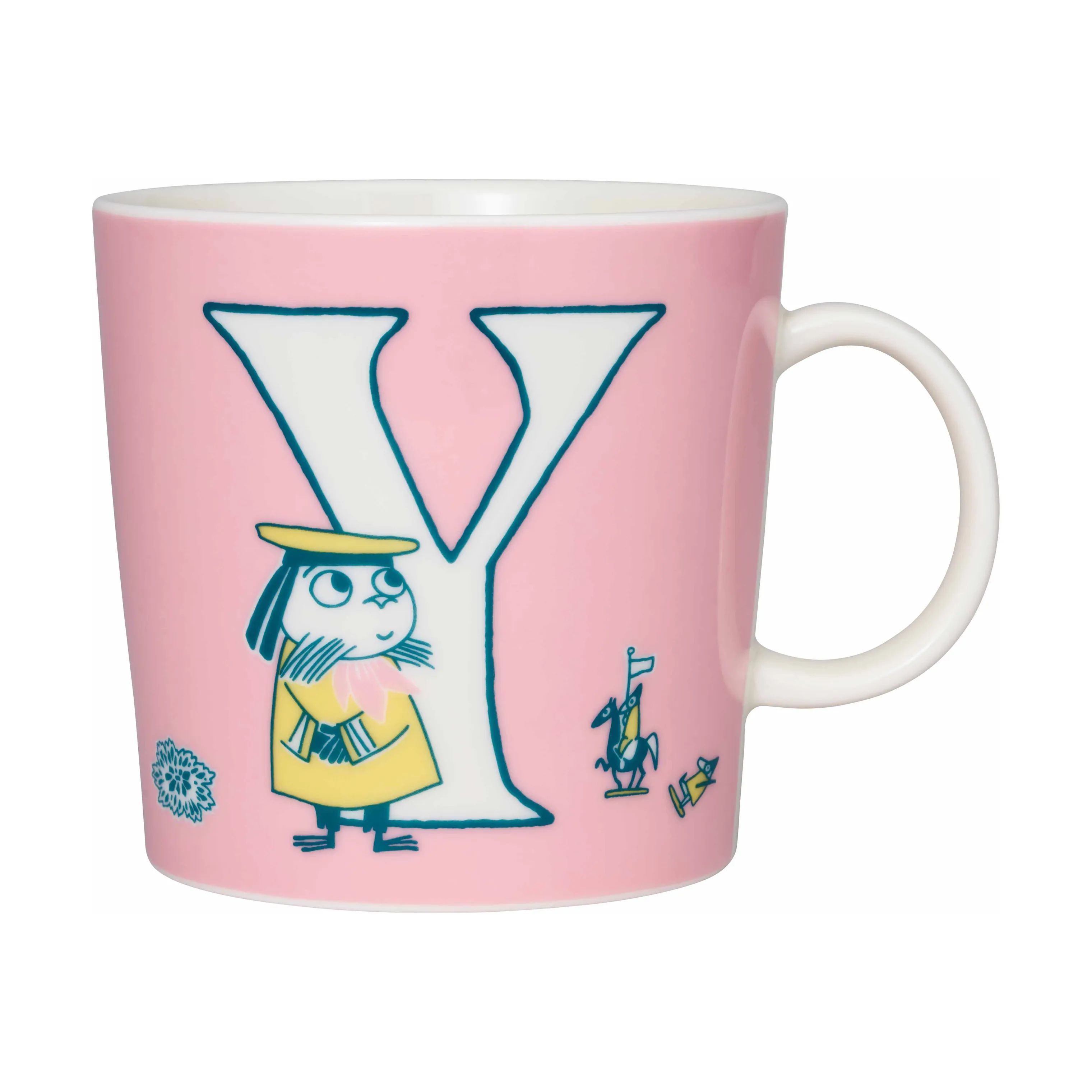 Moomin Arabia Krus og kopper med hank ABC Krus - Y i Y, 1