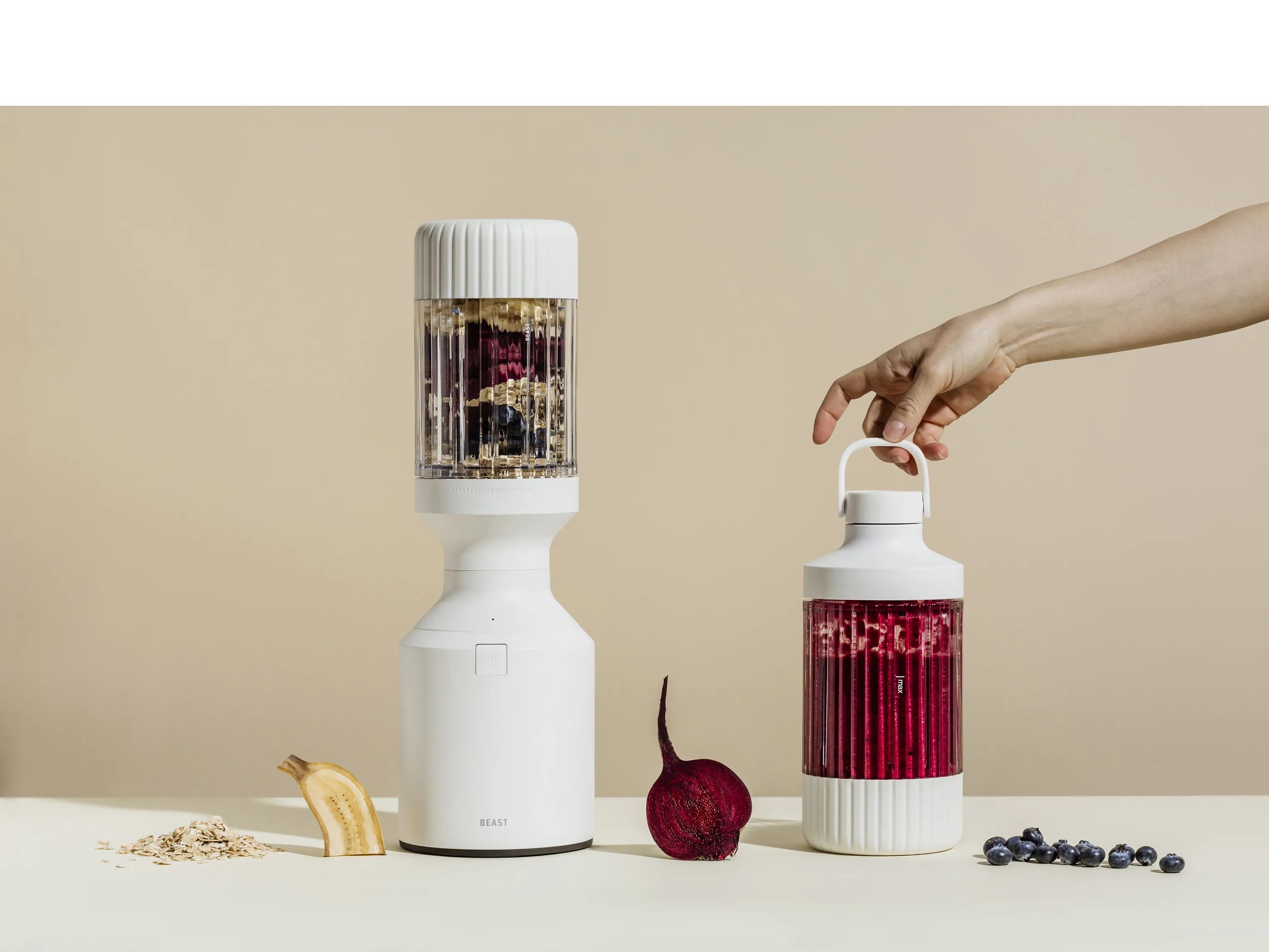 Beast Smoothieblendere Mega Plus Blender i Cloud white, 3