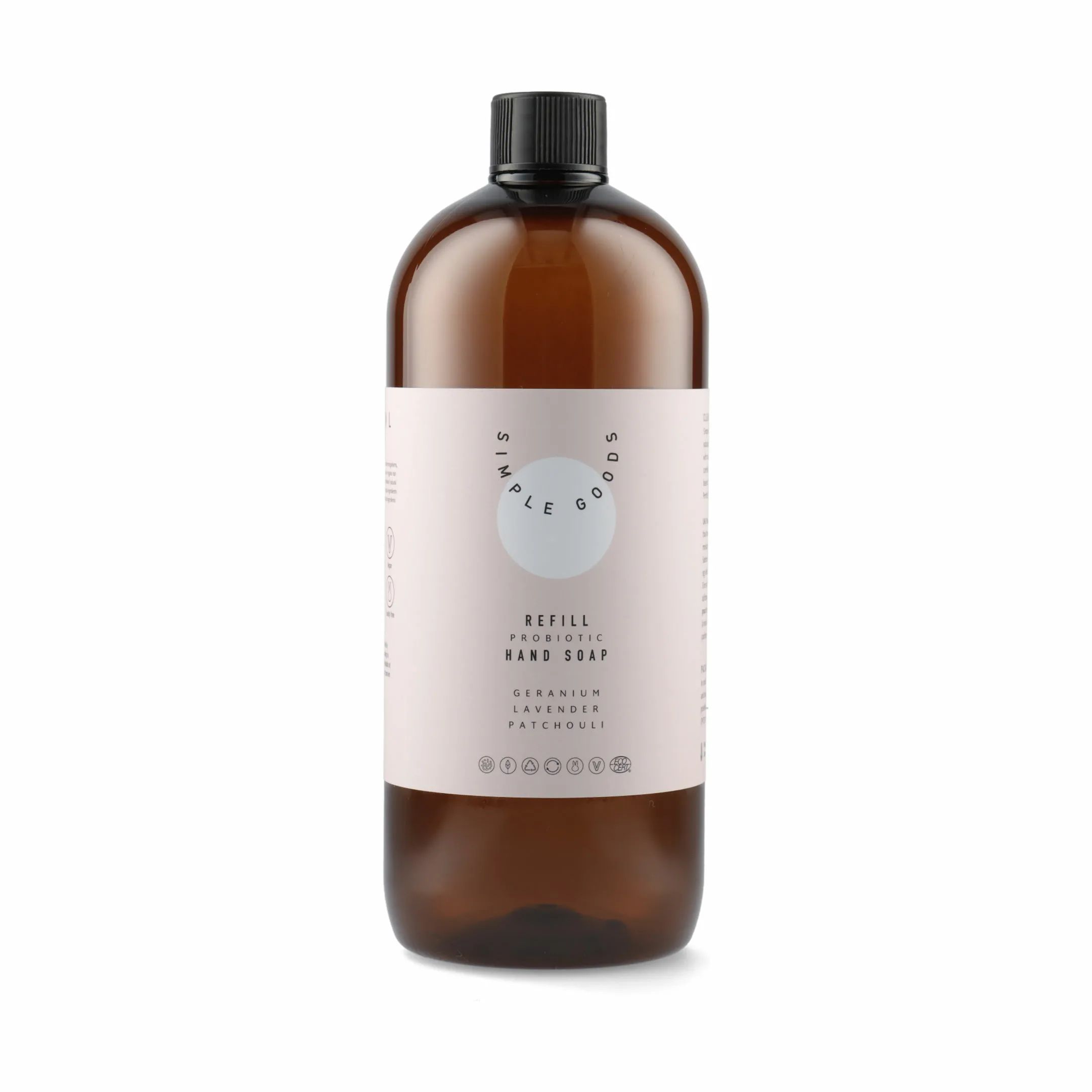 Simple Goods Håndsæbe Geranium Refill Håndsæbe i Geranium/lavendel/patchouli, 1