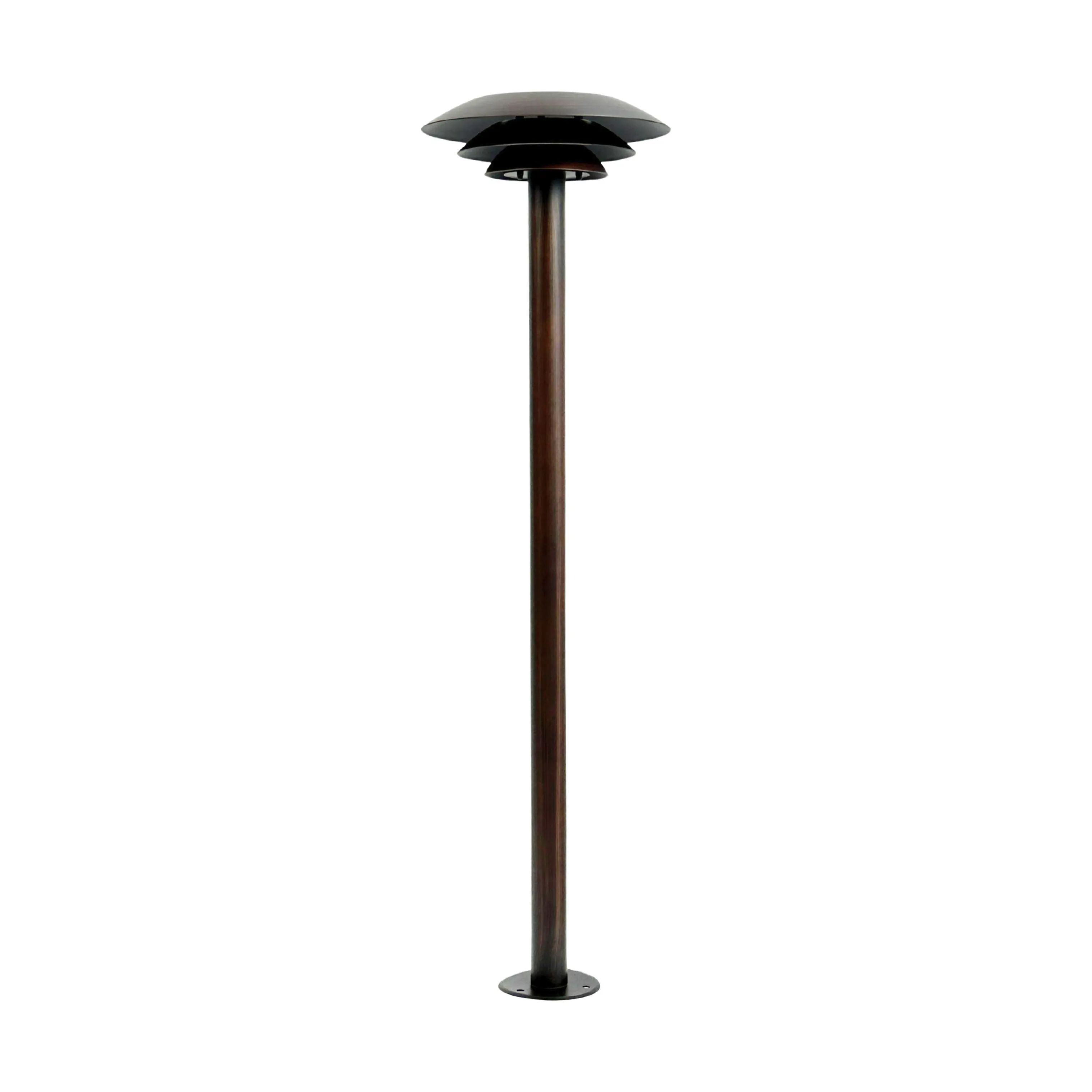 Dyberg Larsen Bedlamper DL25 Udendørs Bedlampe i Børstet kobber look, 1