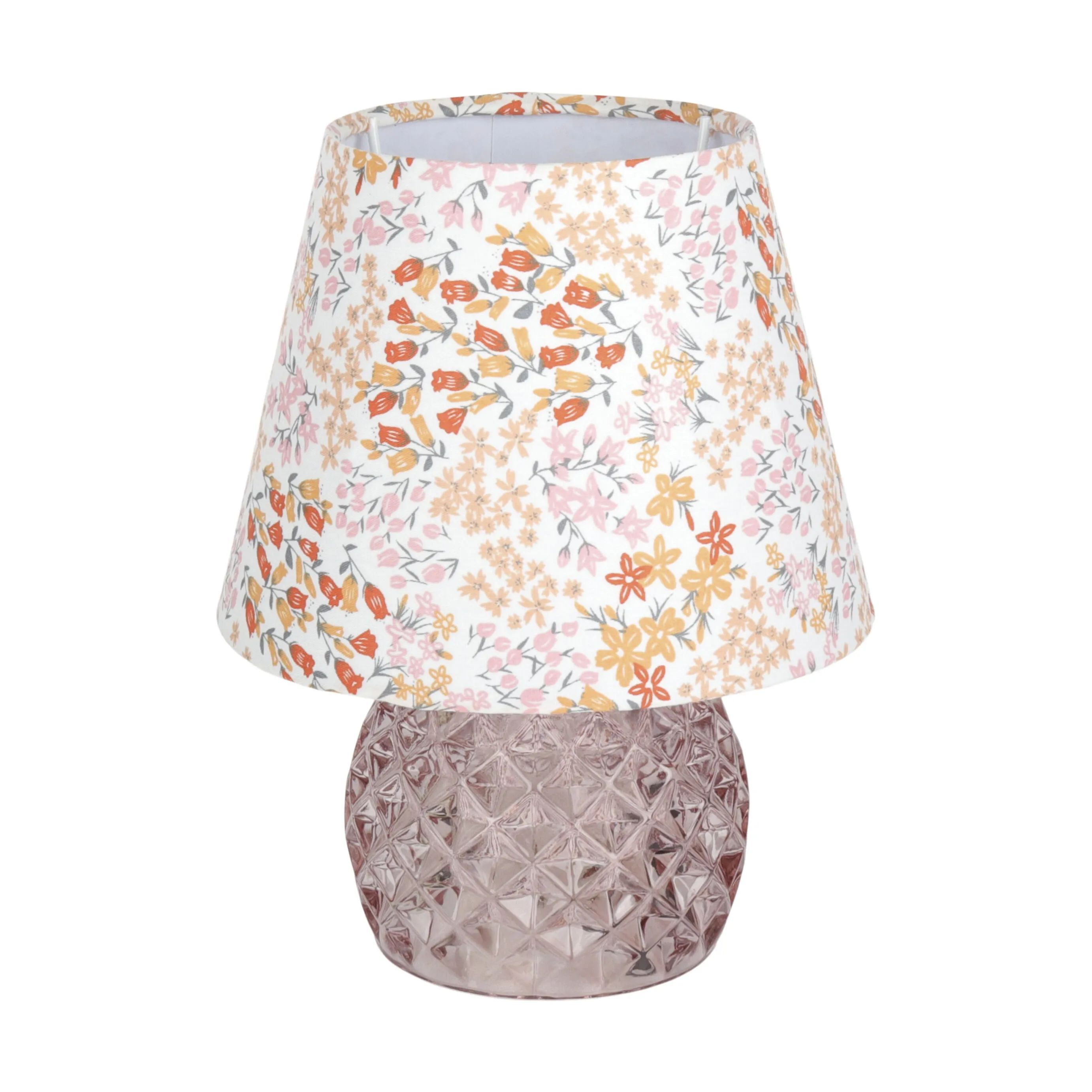 CASA Living LED-lamper LED Glaslampe i Rosa, 23 cm, 1