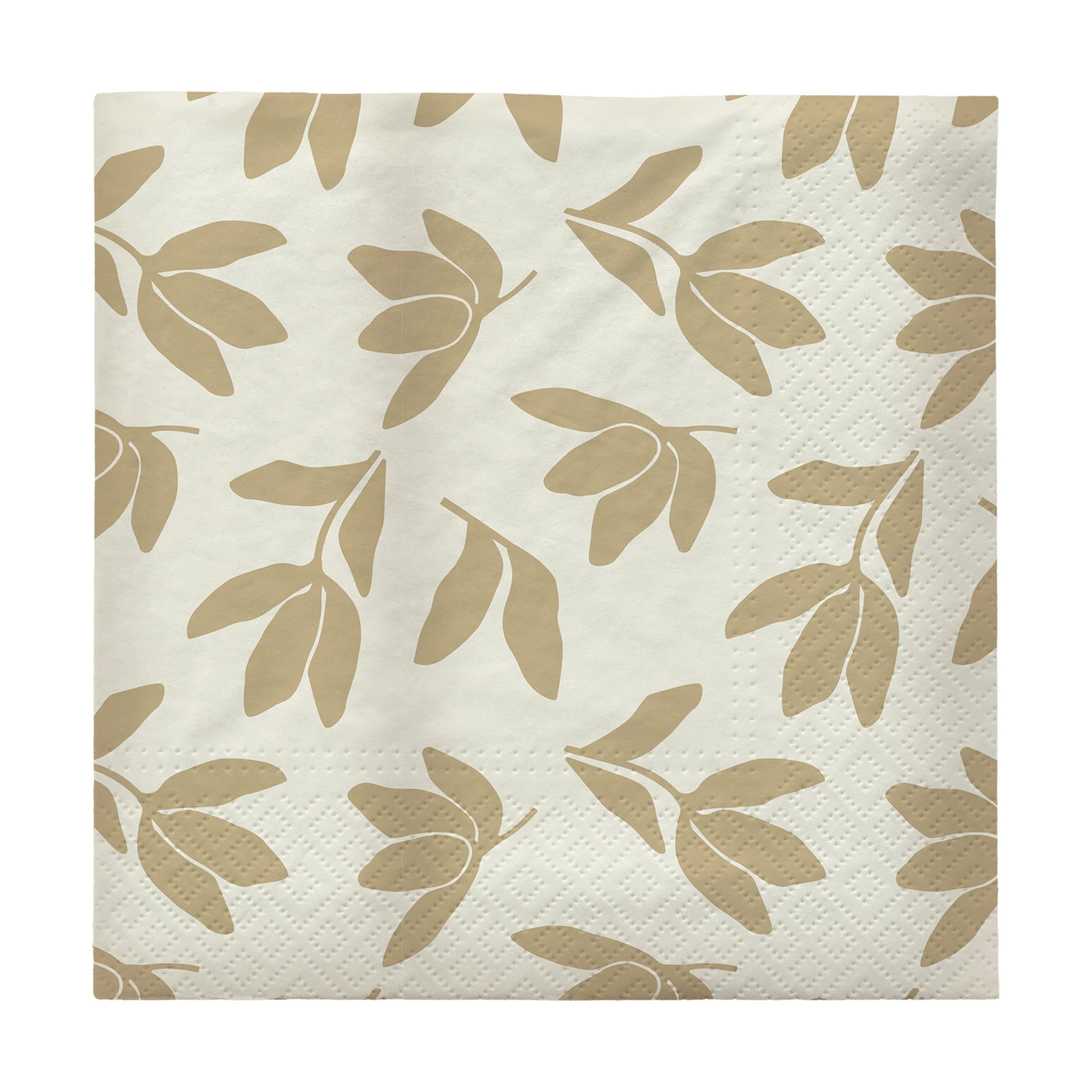 Broste Copenhagen Papirservietter Herbert Papirservietter - 12 stk. i Beige/Off White, 1