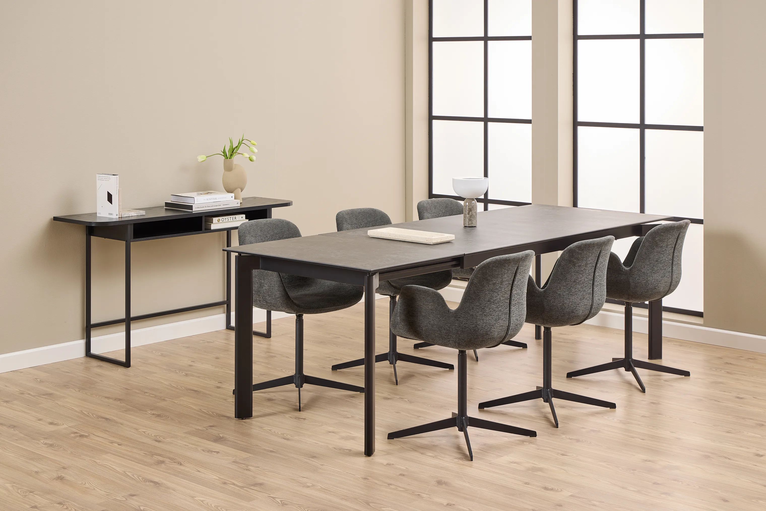 CASA Living Spiseborde Palermo Spisebord i sort, 3