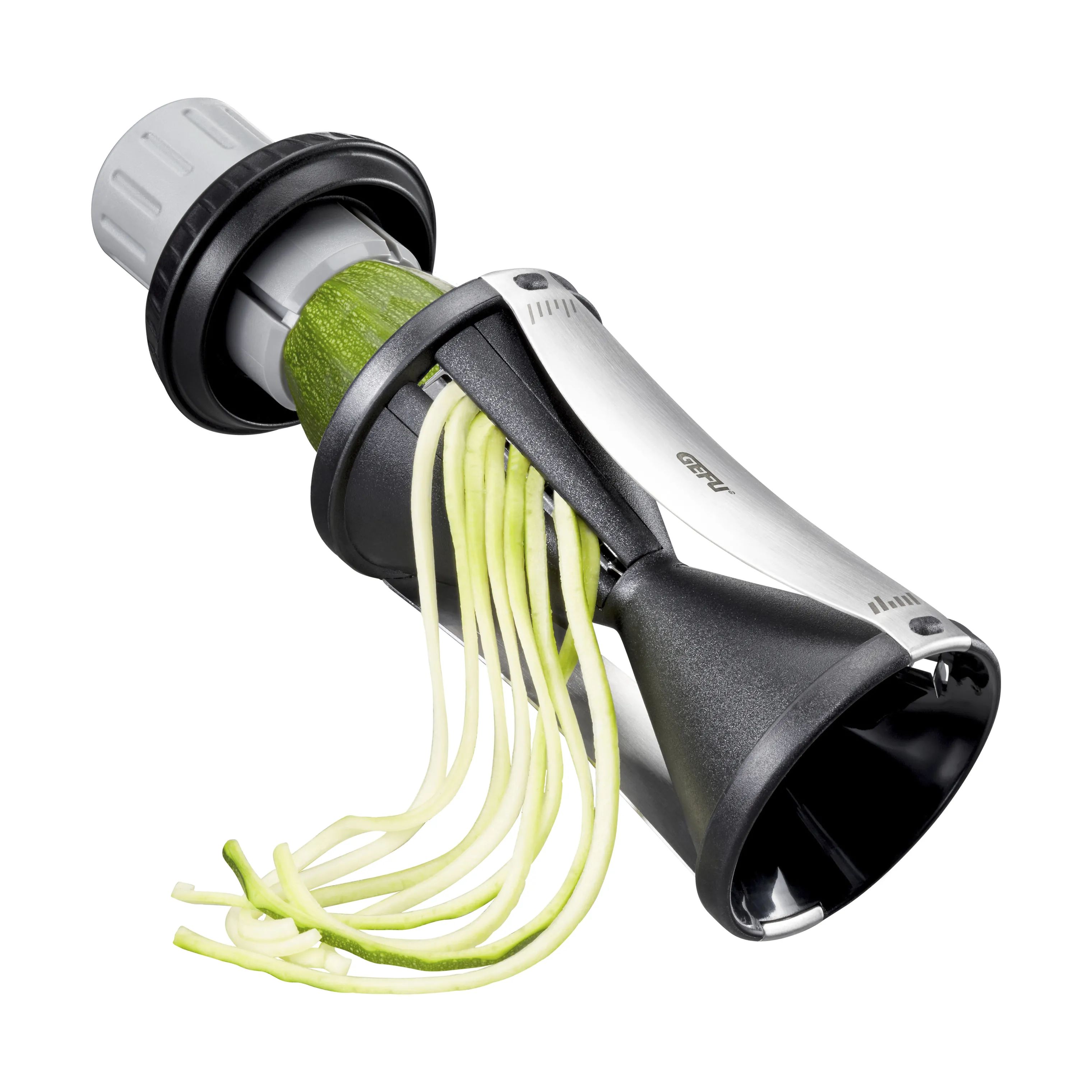 Gefu Spiralizere Spirelli Holder i Grå/sort, 8,2 cm, 4